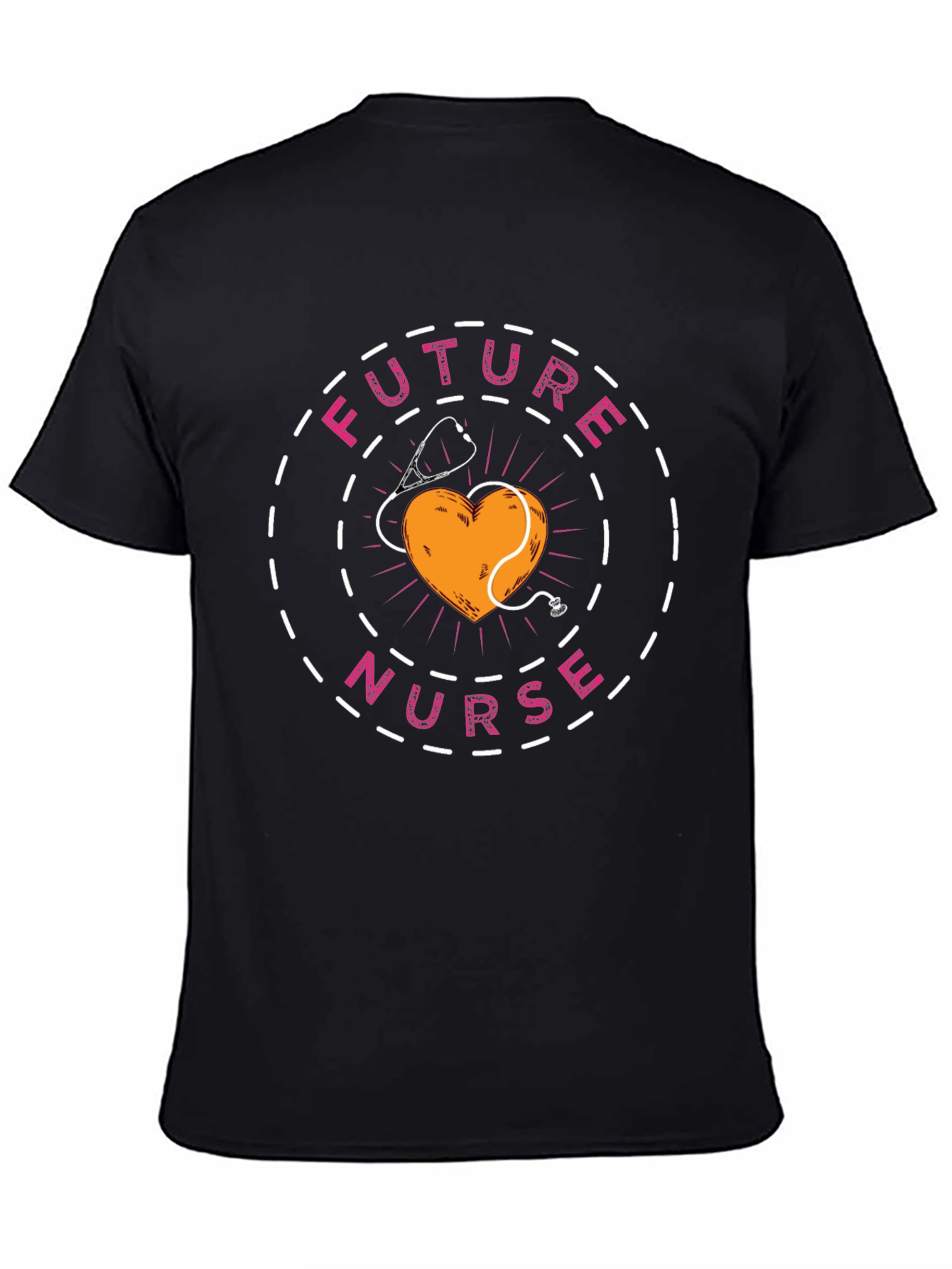Future Nurse T-Shirt - Heart & Stethoscope Design