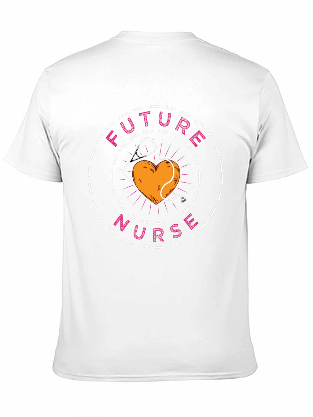 Future Nurse T-Shirt - Heart & Stethoscope Design