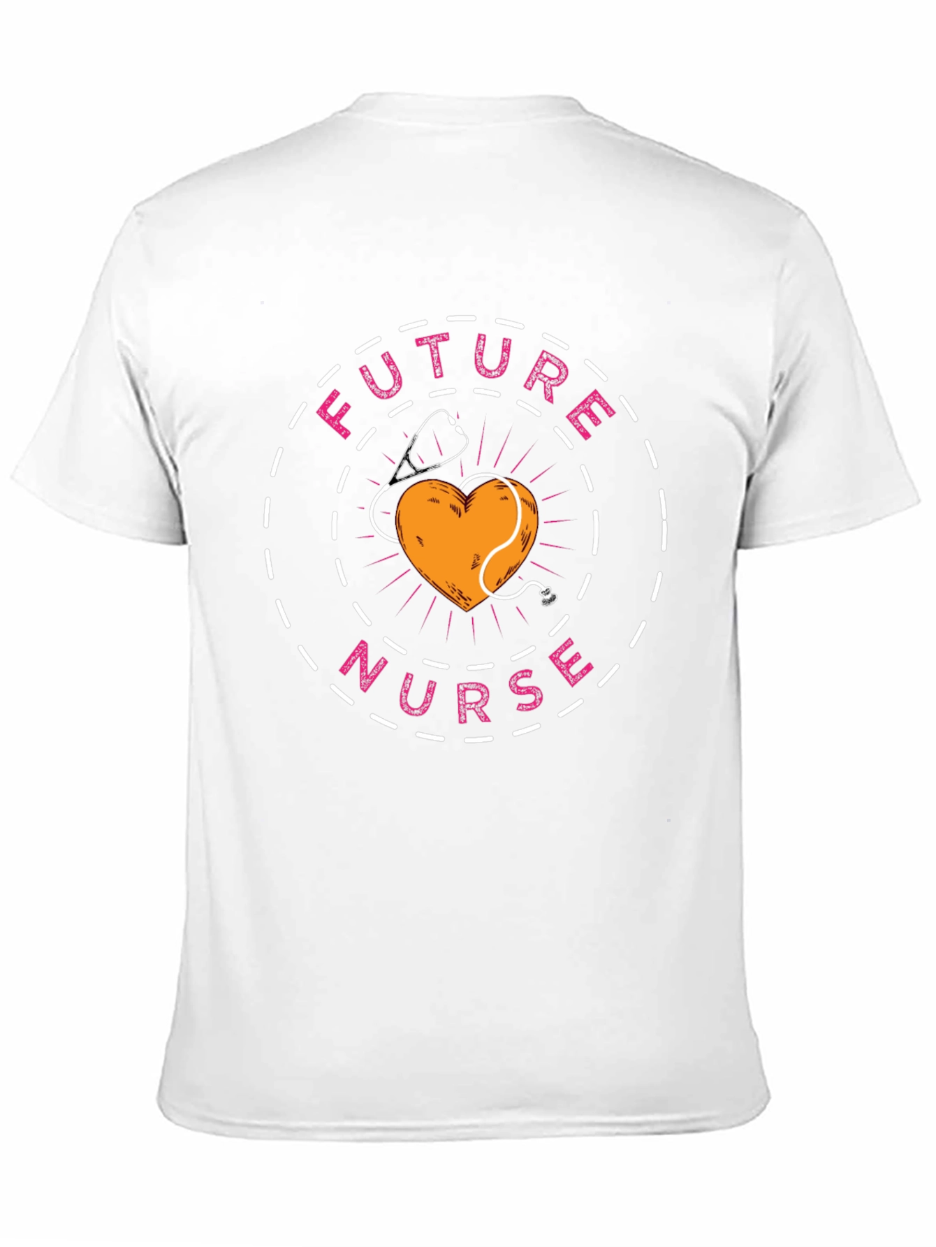 Future Nurse T-Shirt - Heart & Stethoscope Design