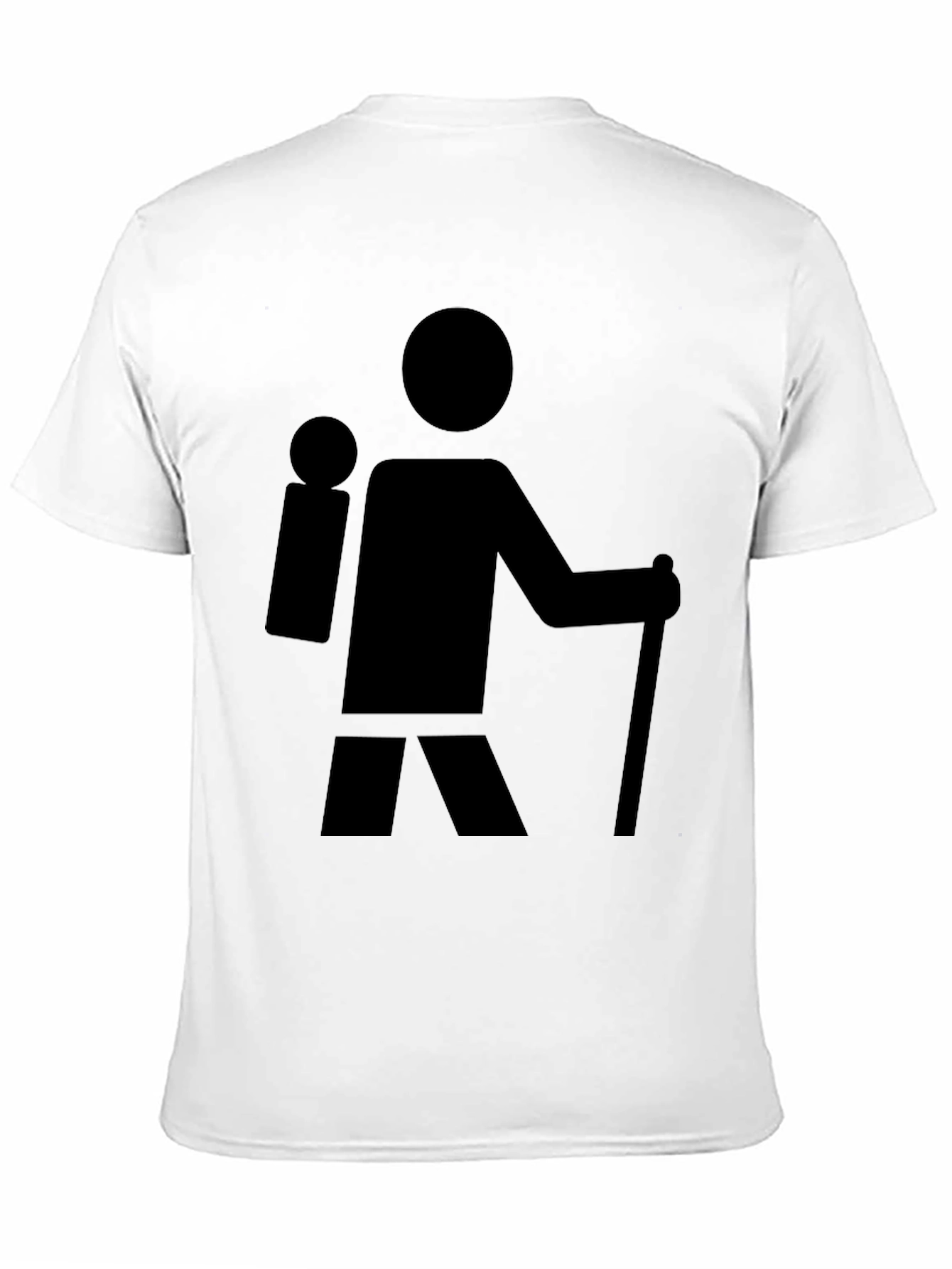 Hiking Man Graphic Tee - Adventure Ready!