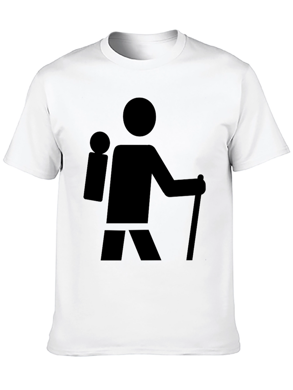 Hiking Man Graphic Tee - Adventure Ready!