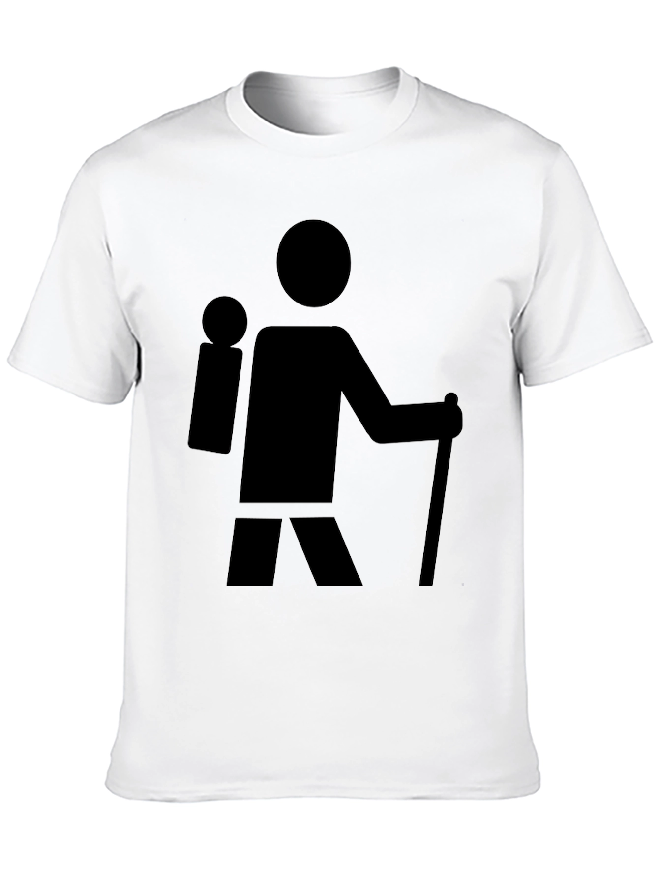 Hiking Man Graphic Tee - Adventure Ready!