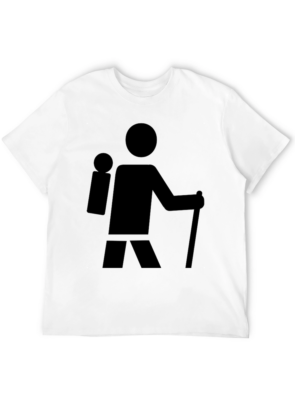 Hiking Man Graphic Tee - Adventure Ready!