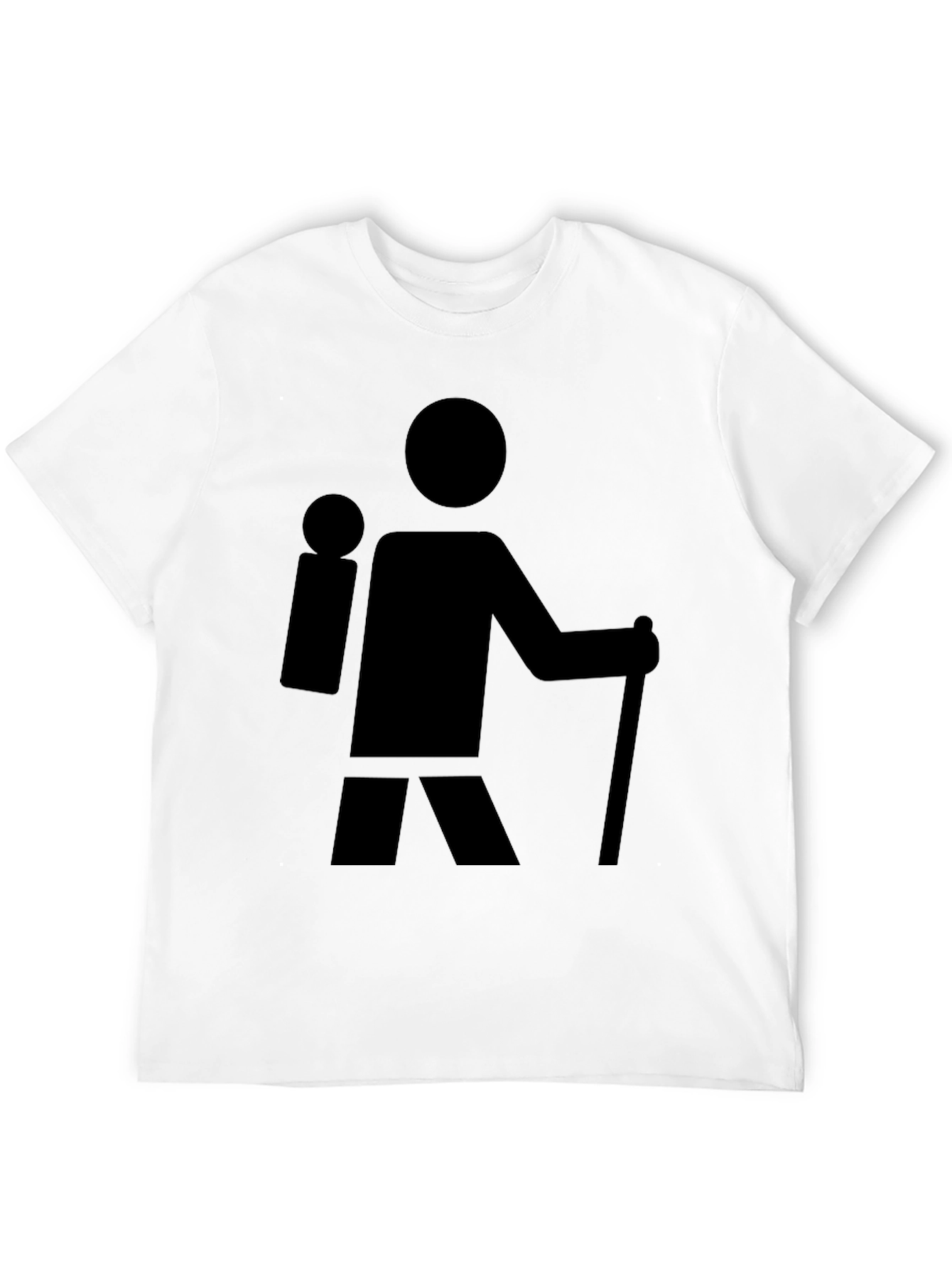 Hiking Man Graphic Tee - Adventure Ready!