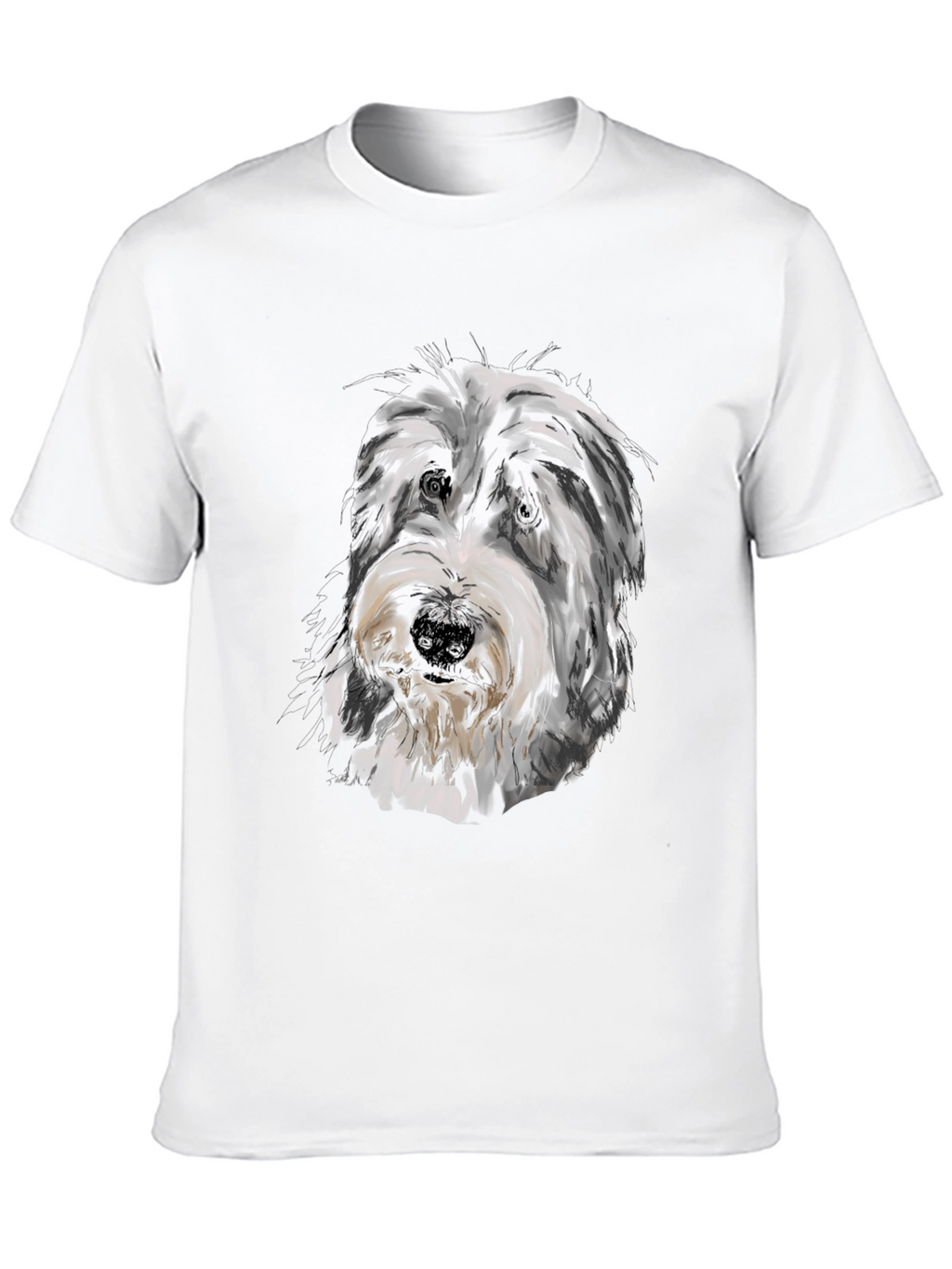 Dog Breed Portrait Graphic T-Shirt - Unisex