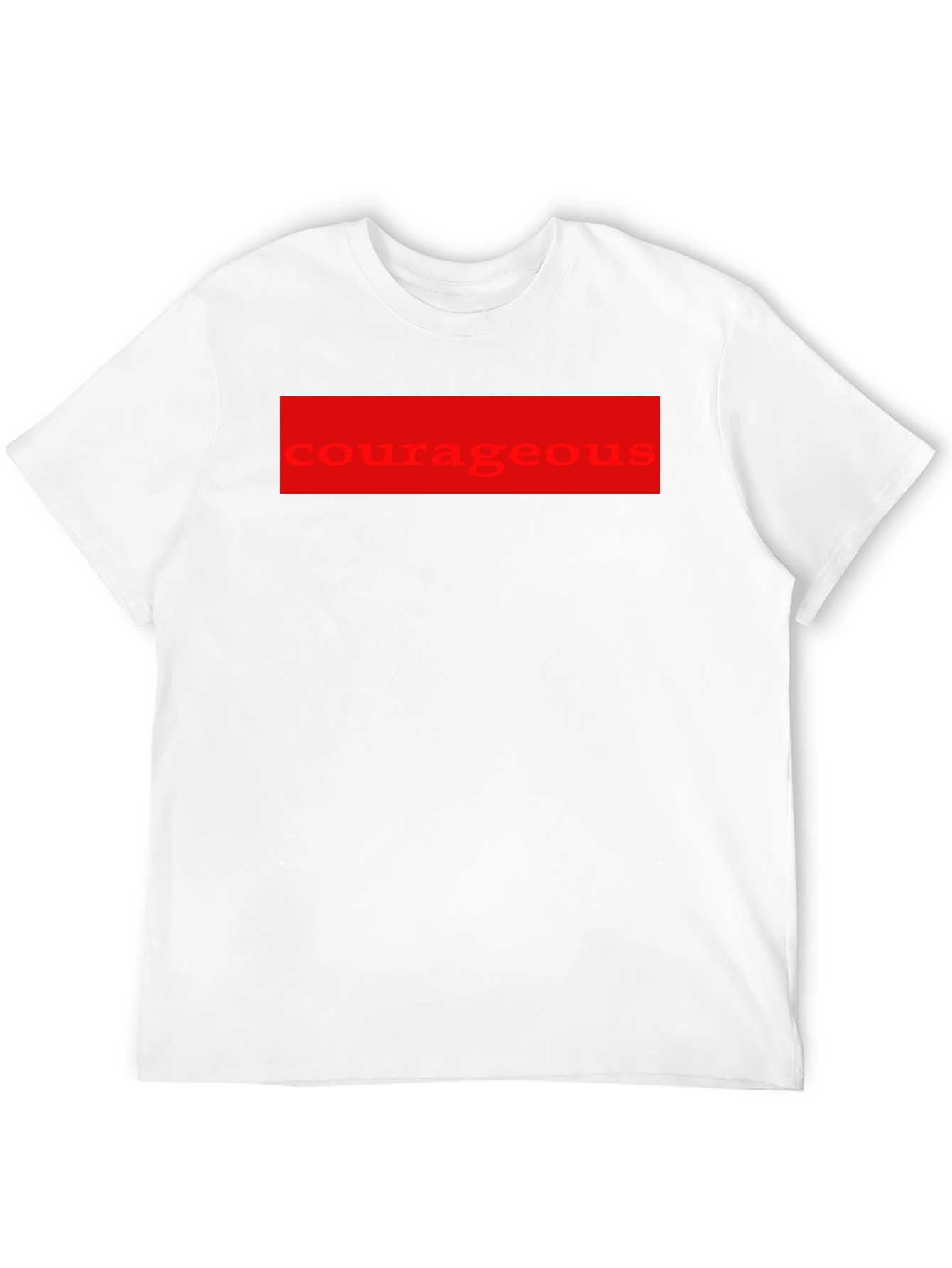 Courageous Graphic Tee - Bold Statement Shirt