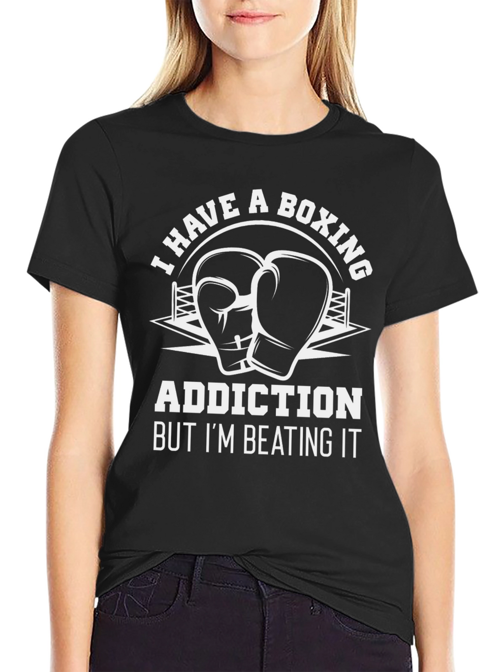 Boxing Addiction T-Shirt - Funny Gym Workout Tee
