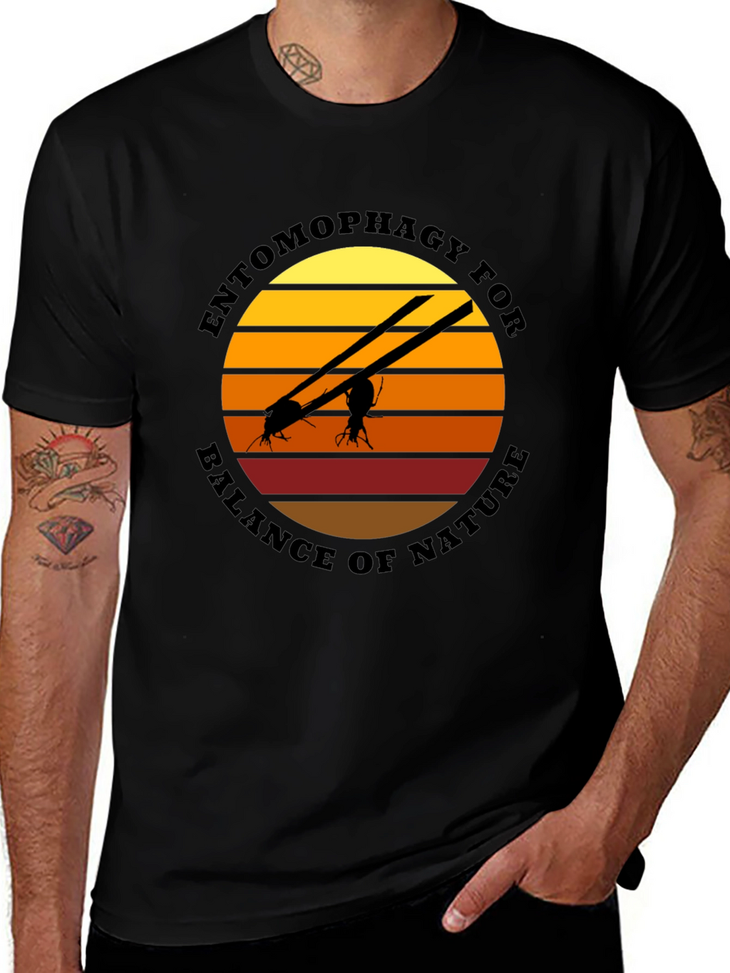 Entomophagy Balance of Nature Graphic T-Shirt