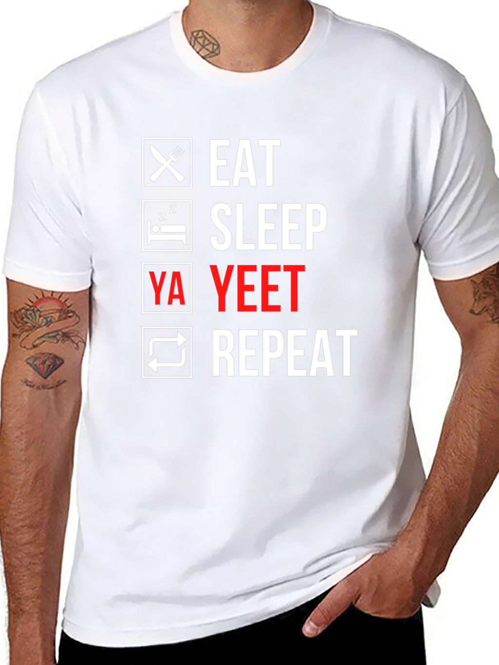 Eat Sleep Ya Yeet Repeat T-Shirt