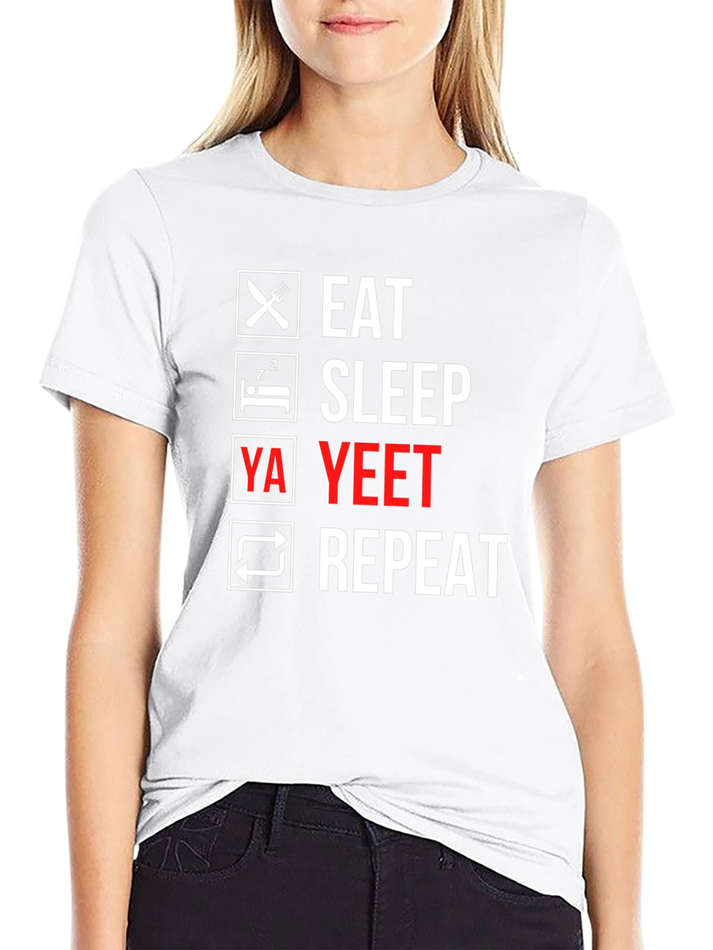 Eat Sleep Ya Yeet Repeat T-Shirt