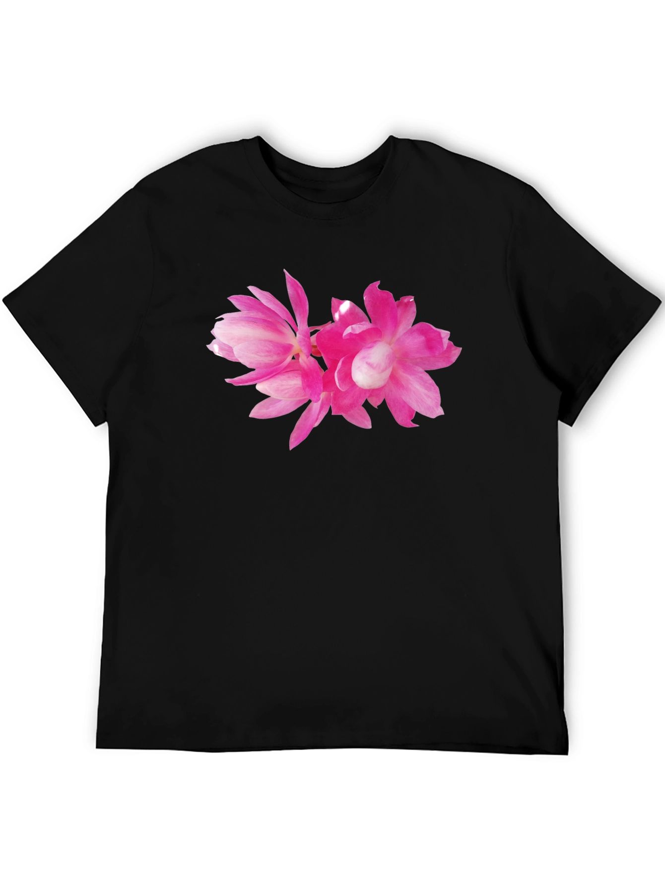 Pink Flower Graphic T-Shirt