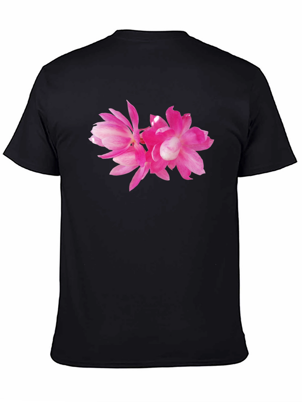 Pink Flower Graphic T-Shirt