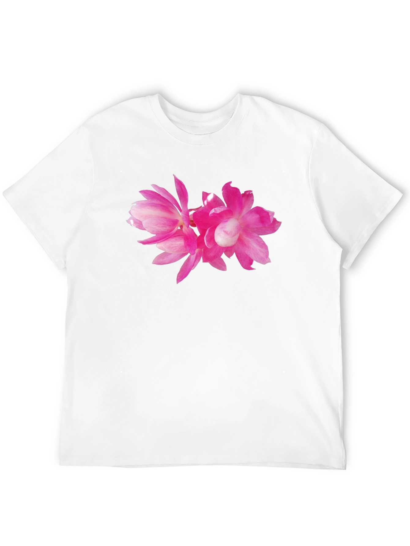 Pink Flower Graphic T-Shirt