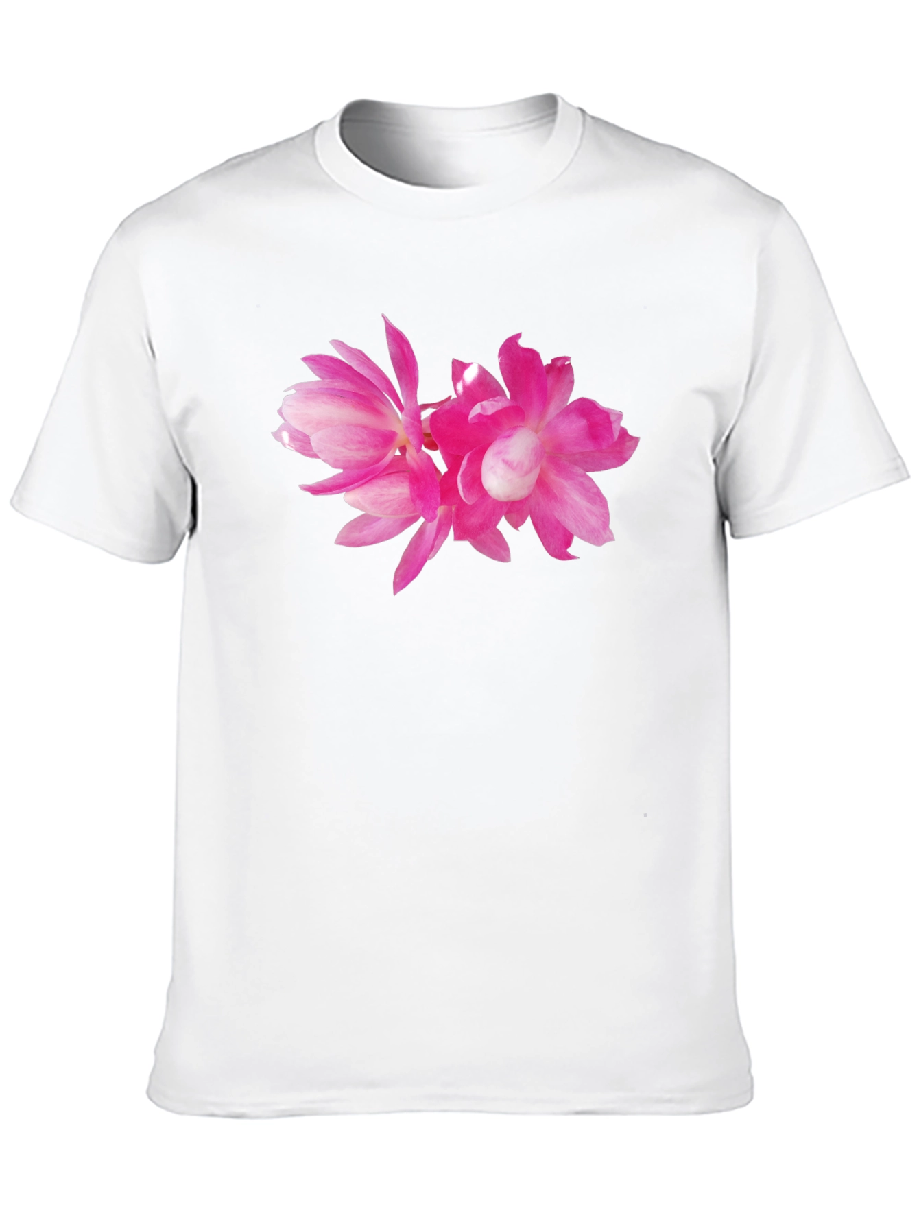 Pink Flower Graphic T-Shirt