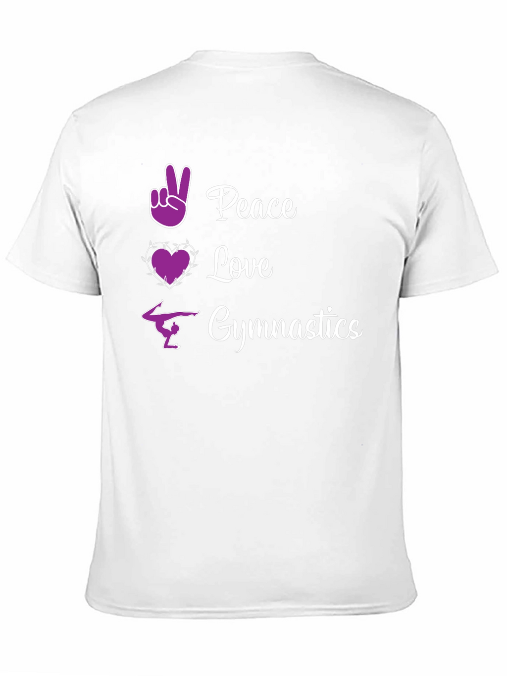 Peace Love Gymnastics Graphic Tee