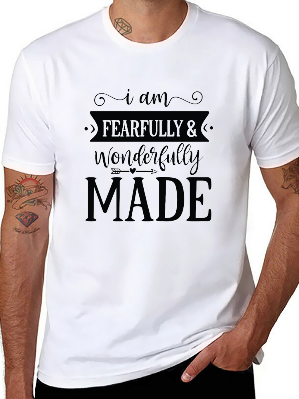 Fearfully and Wonderfully Made Christian T-Shirt