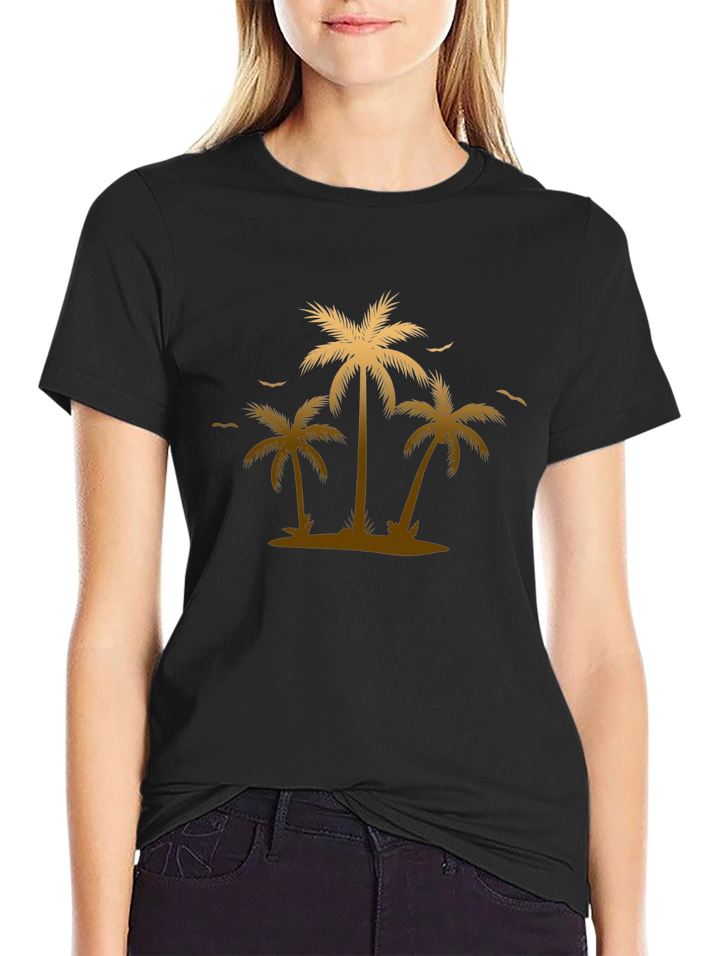 Palm Tree Graphic T-Shirt - Tropical Summer Vibes