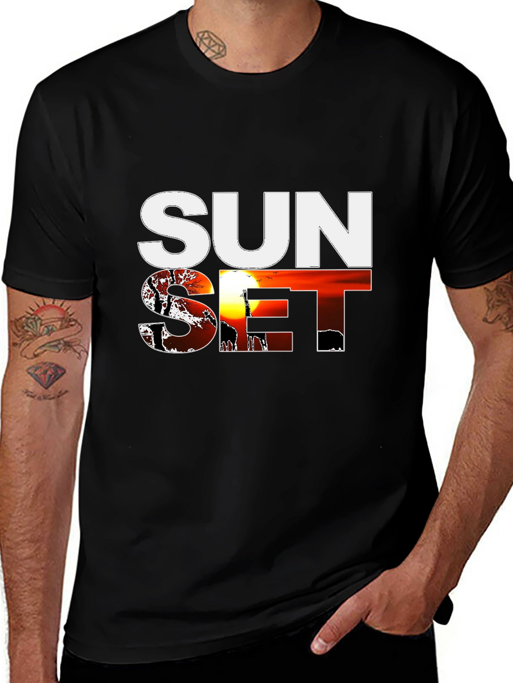 Sunset Graphic T-Shirt