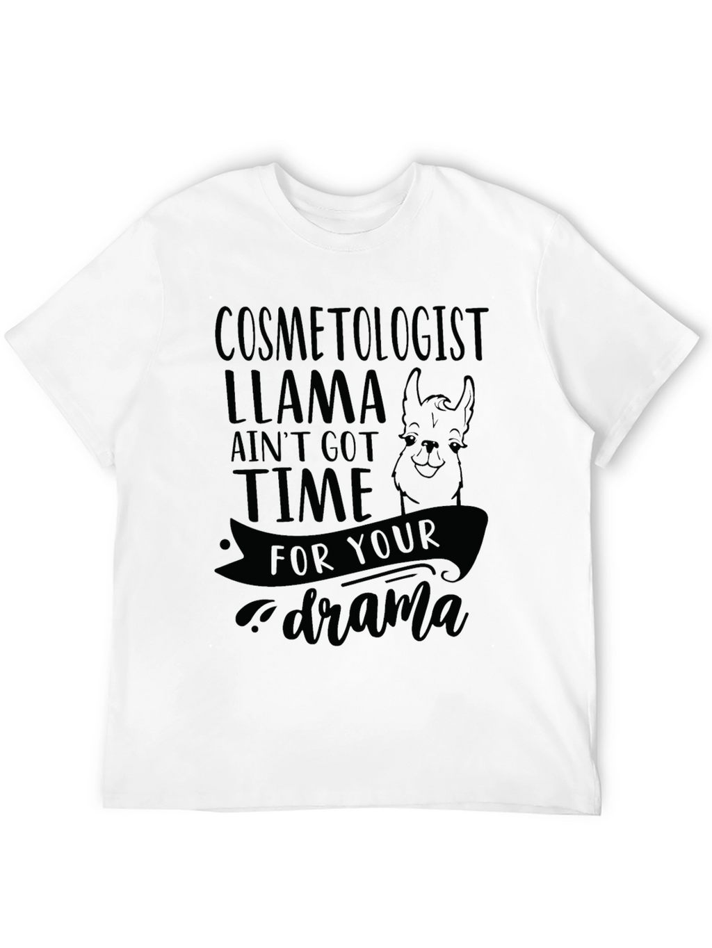 Cosmetologist Llama T-Shirt