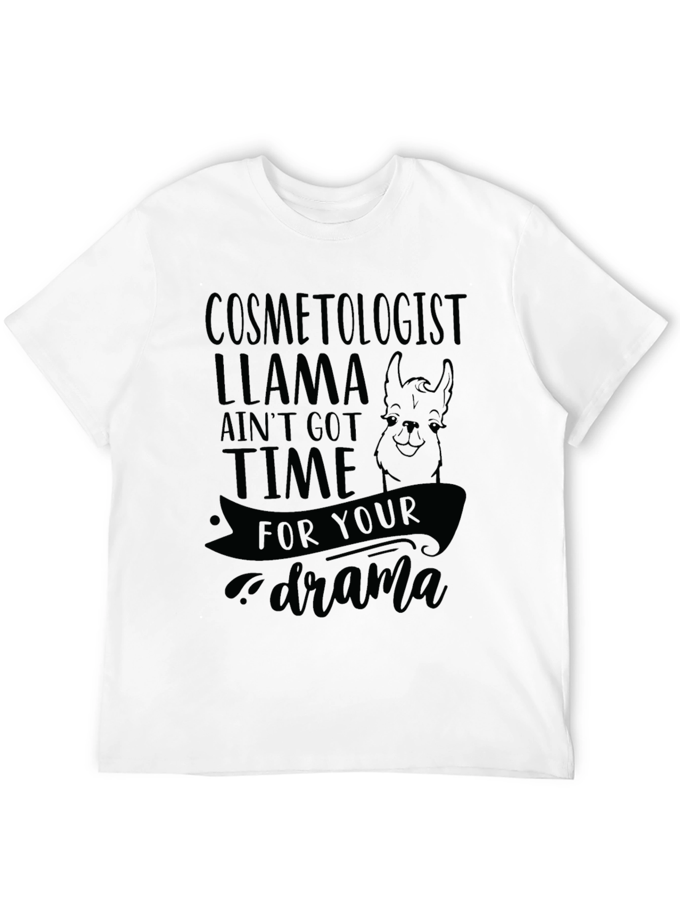 Cosmetologist Llama T-Shirt