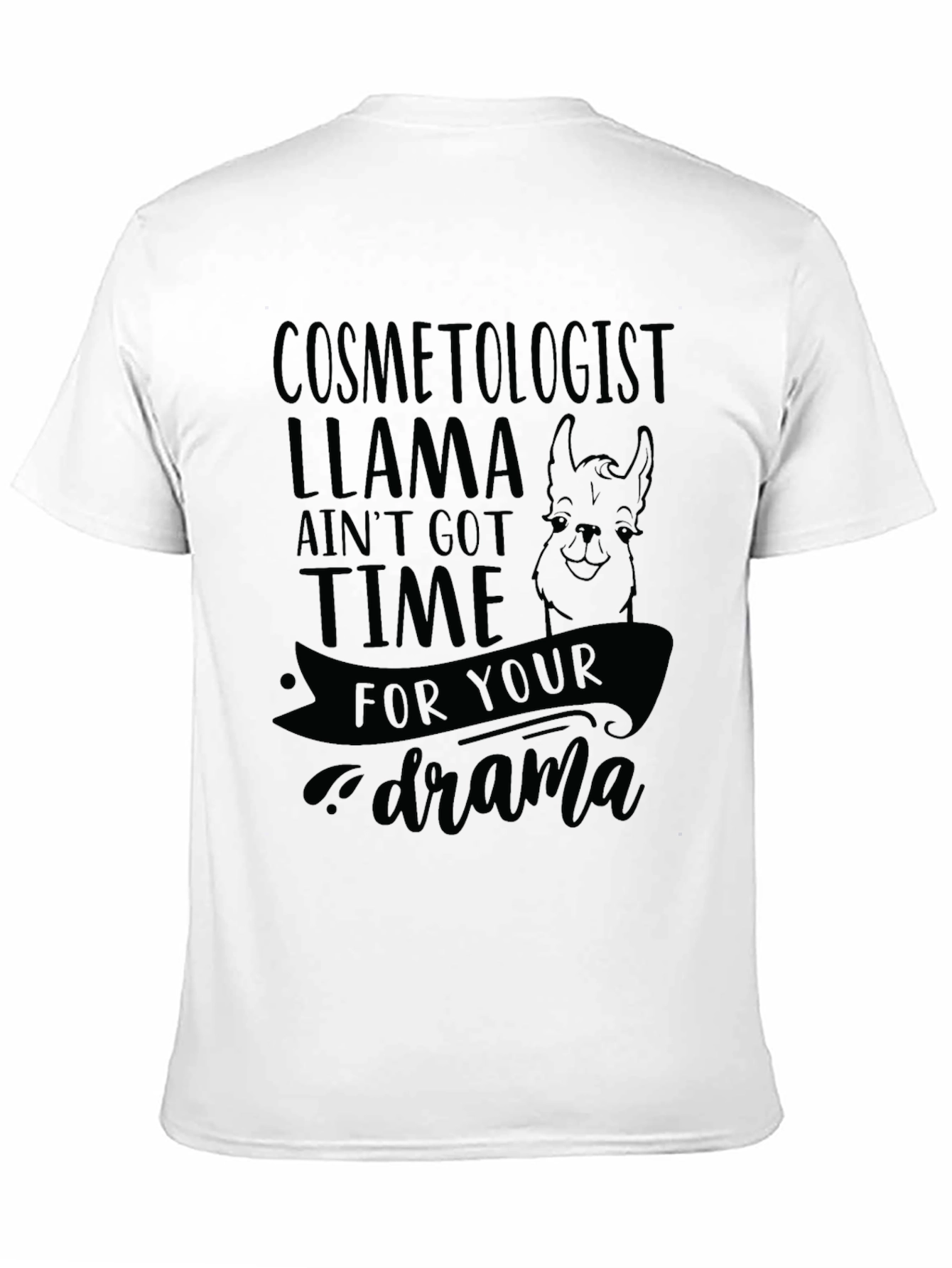 Cosmetologist Llama T-Shirt
