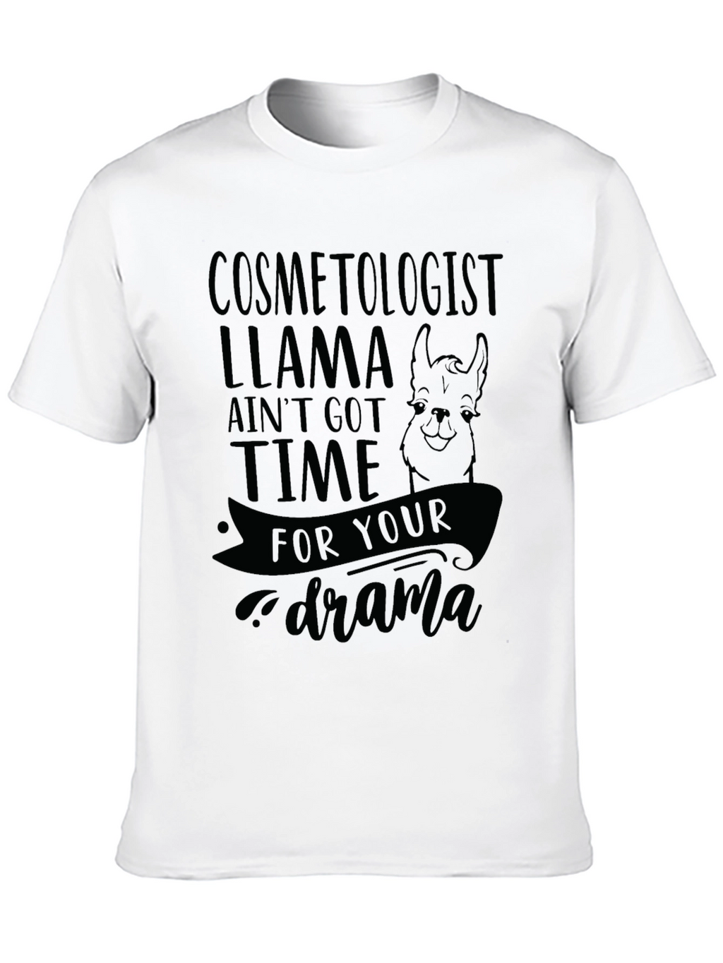 Cosmetologist Llama T-Shirt