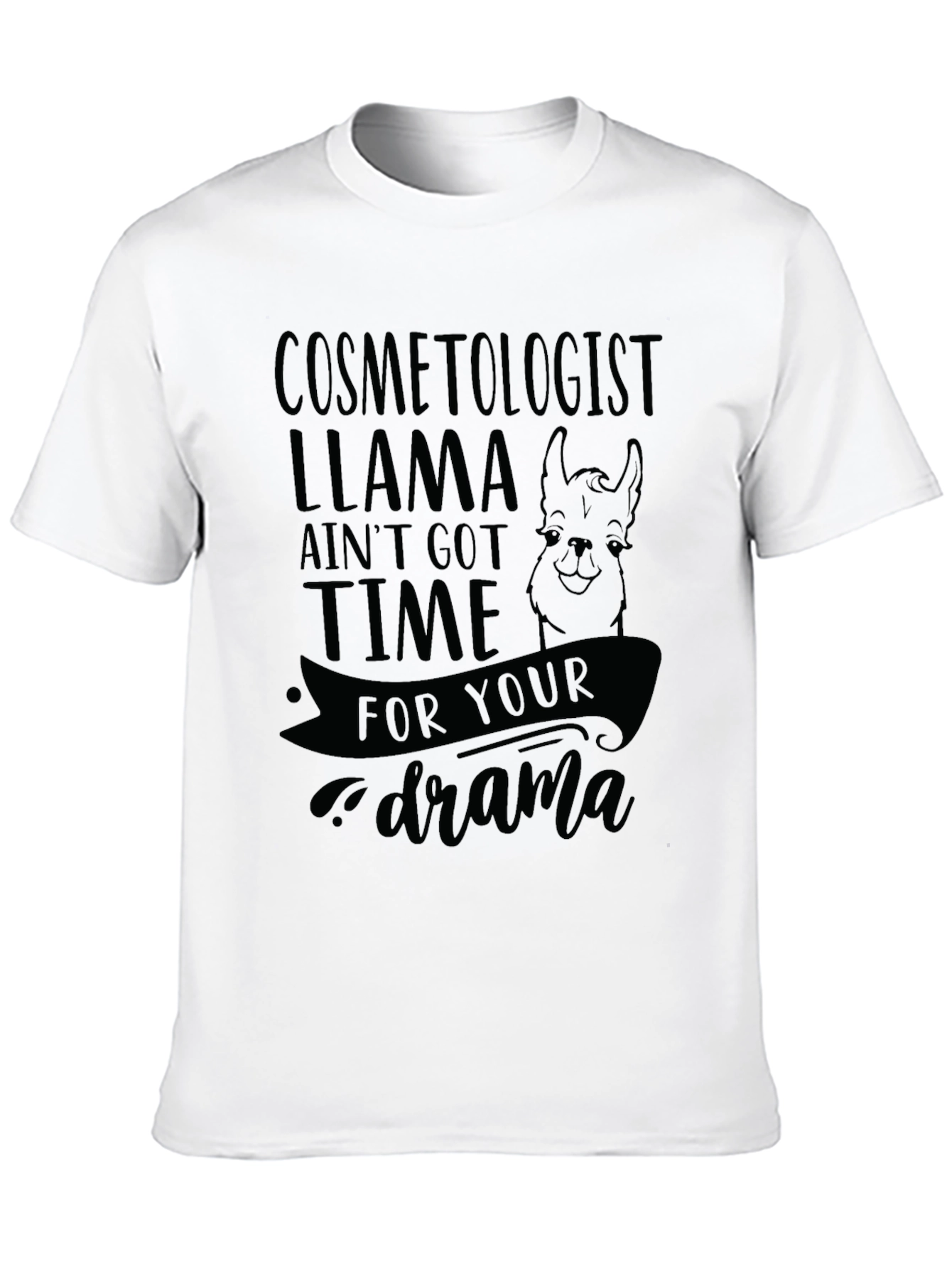 Cosmetologist Llama T-Shirt