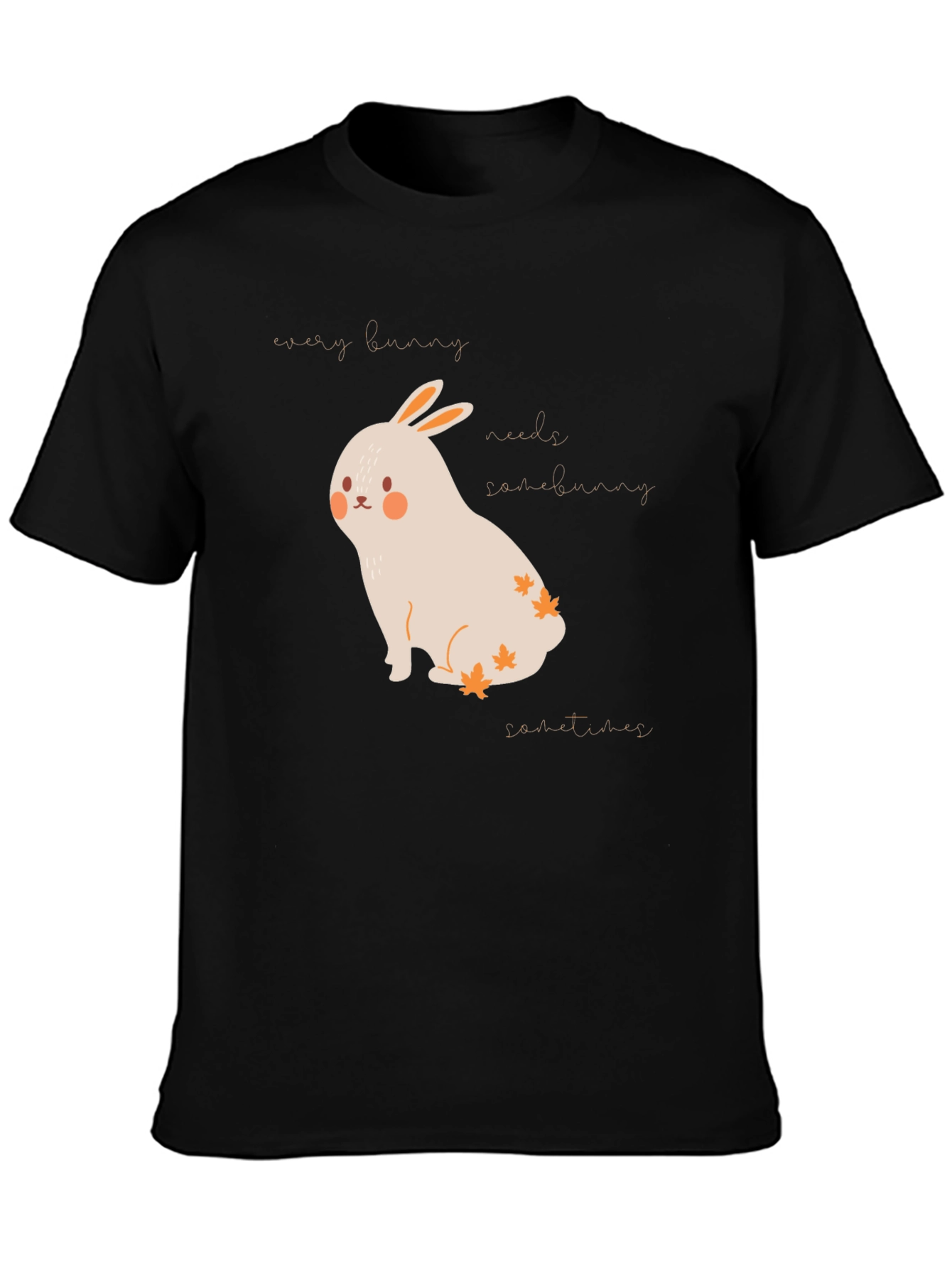 Cute Bunny Graphic Tee - Every Bunny Needs Somebunny