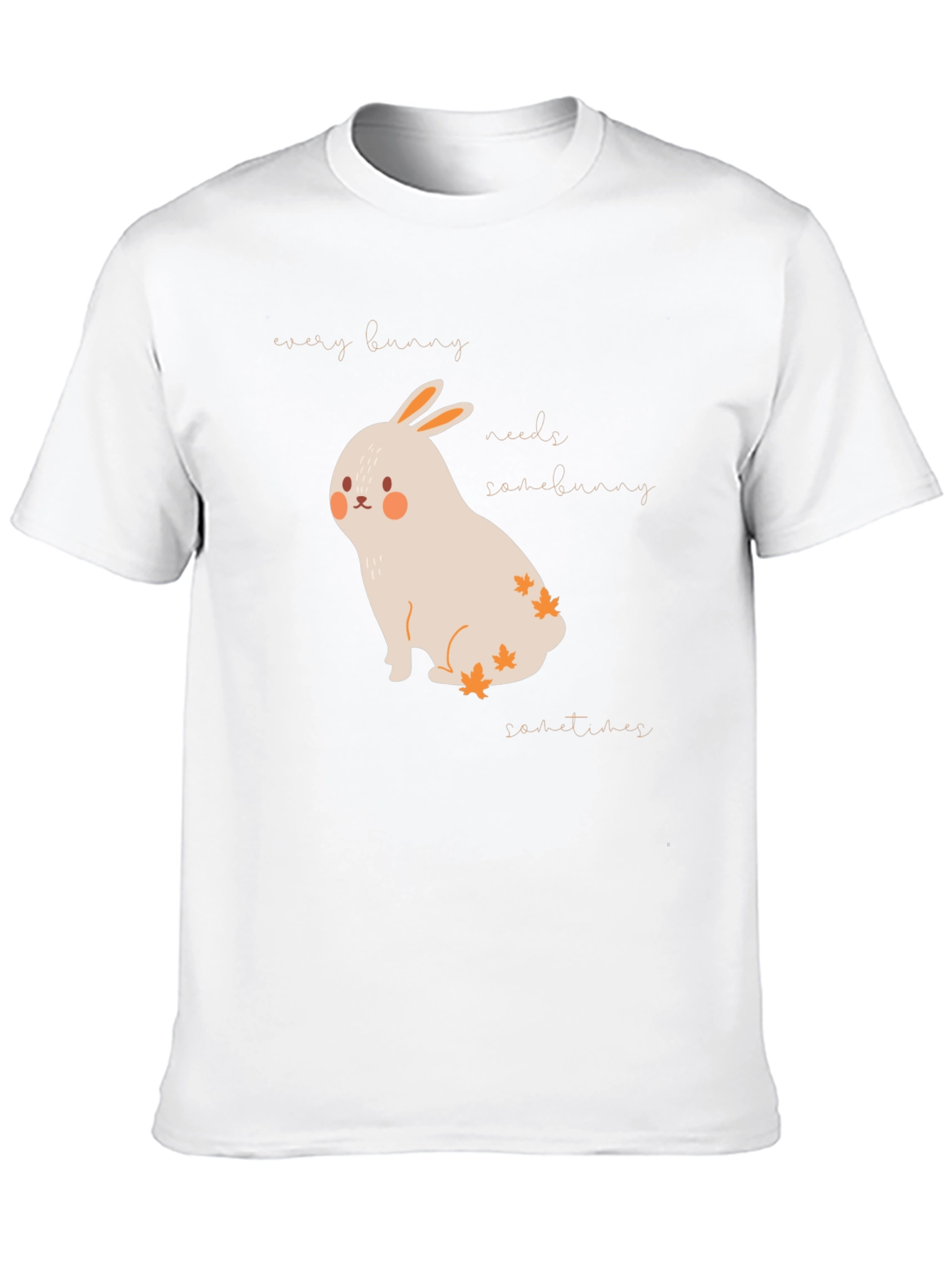 Cute Bunny Graphic Tee - Every Bunny Needs Somebunny