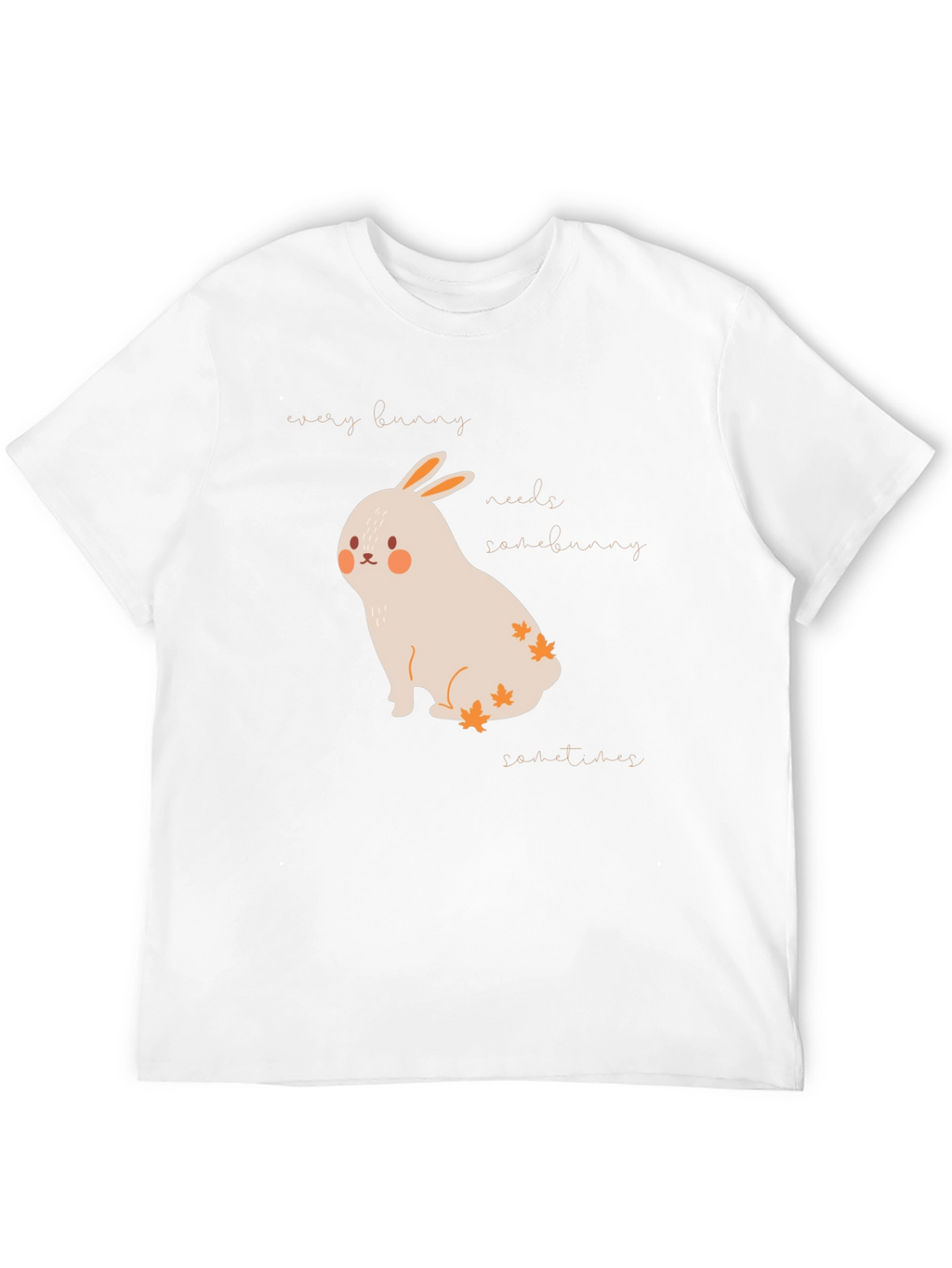 Cute Bunny Graphic Tee - Every Bunny Needs Somebunny