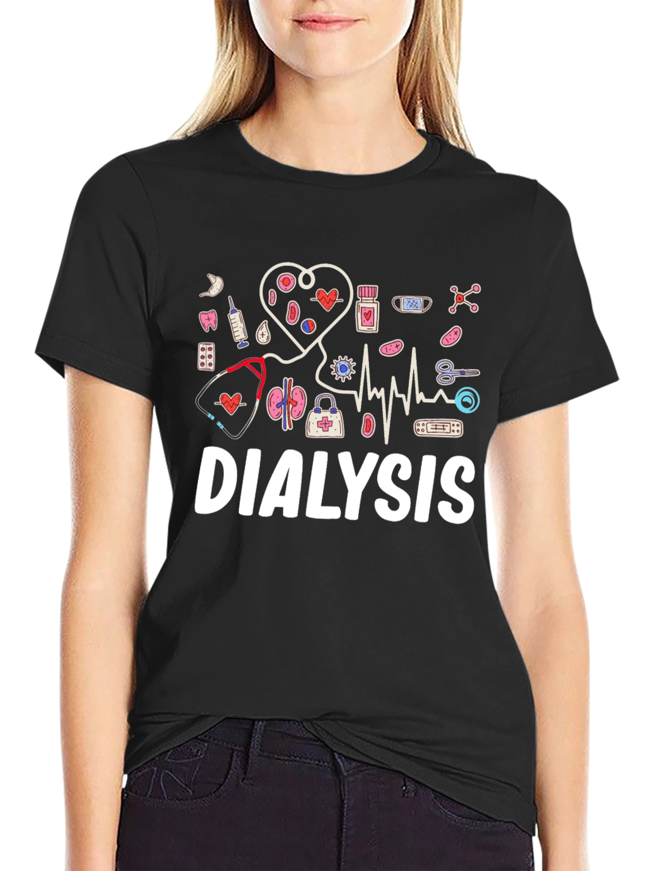 Dialysis Graphic T-Shirt - Support Kidney Health