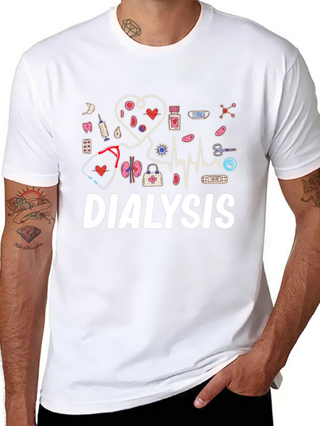 Dialysis Graphic T-Shirt - Support Kidney Health