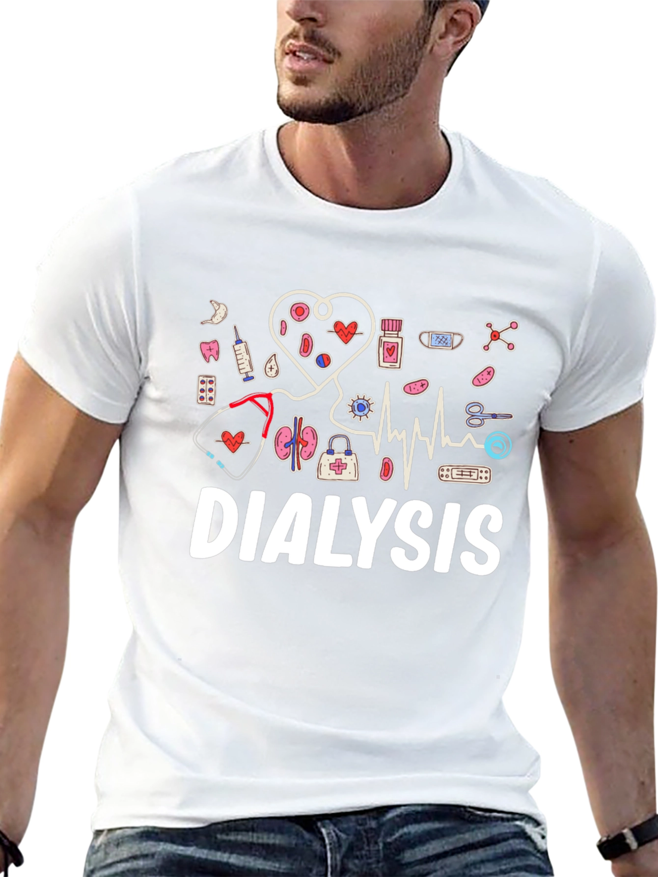 Dialysis Graphic T-Shirt - Support Kidney Health