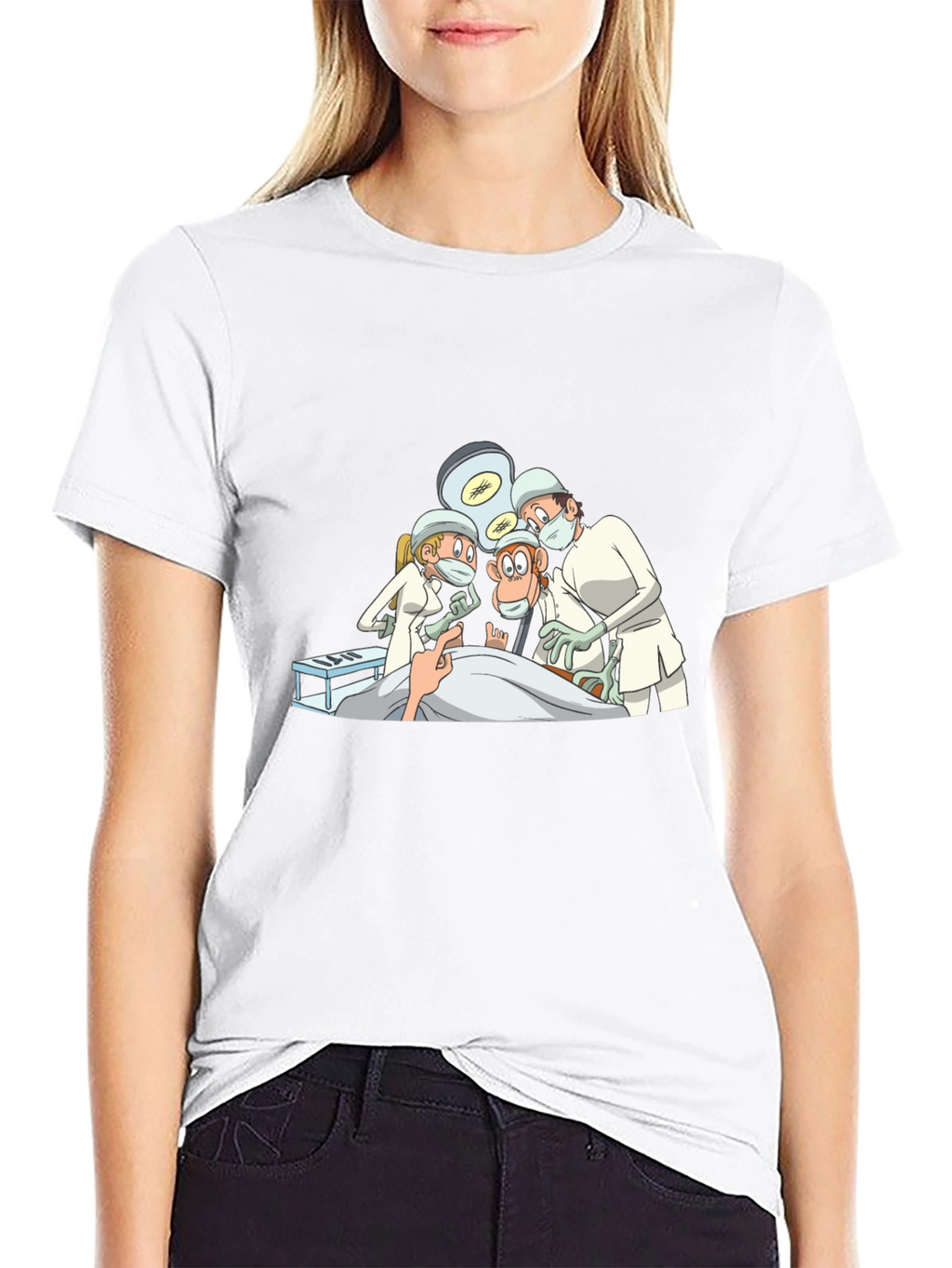 Surgeon Monkey Graphic Tee