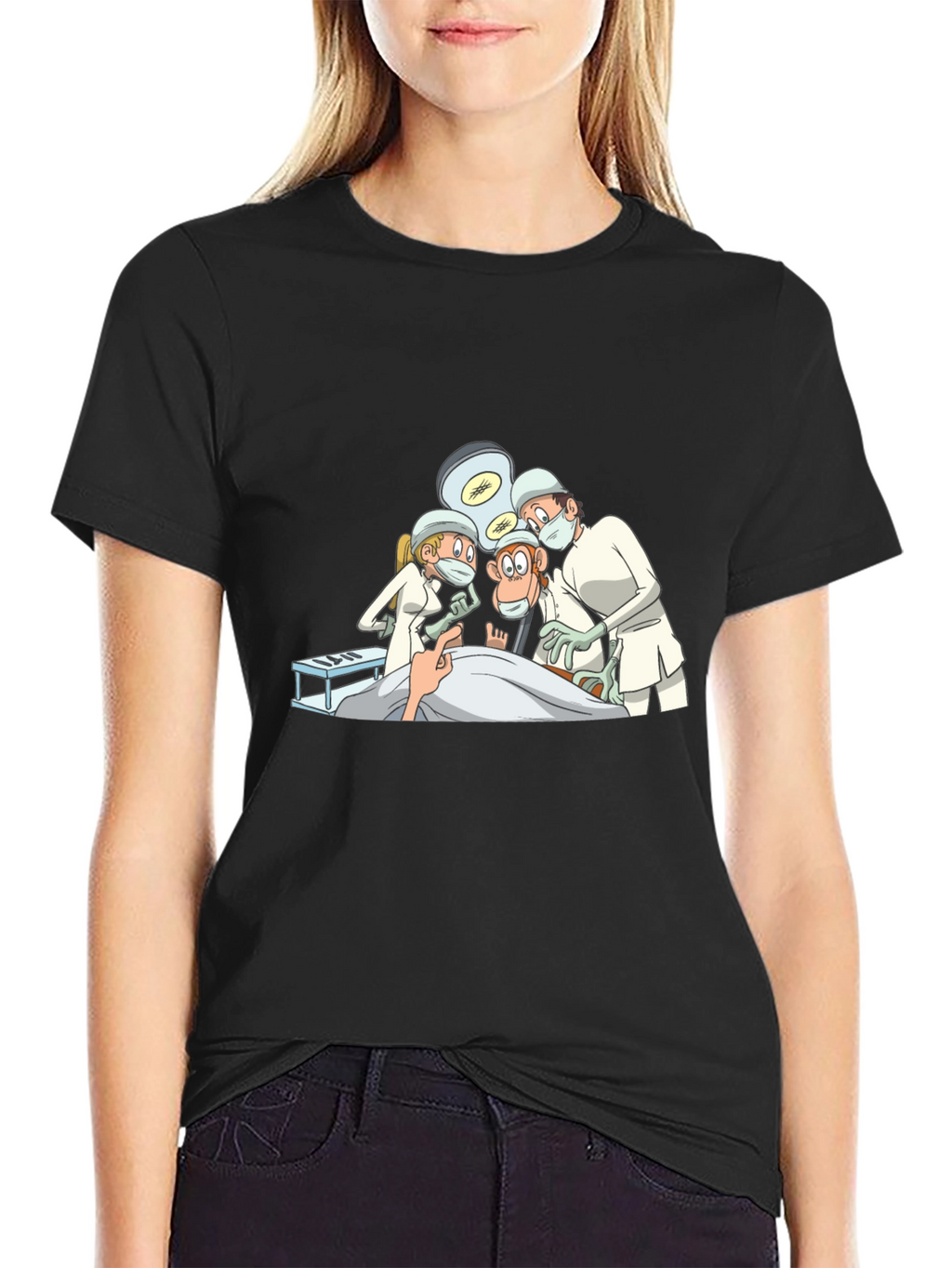 Surgeon Monkey Graphic Tee
