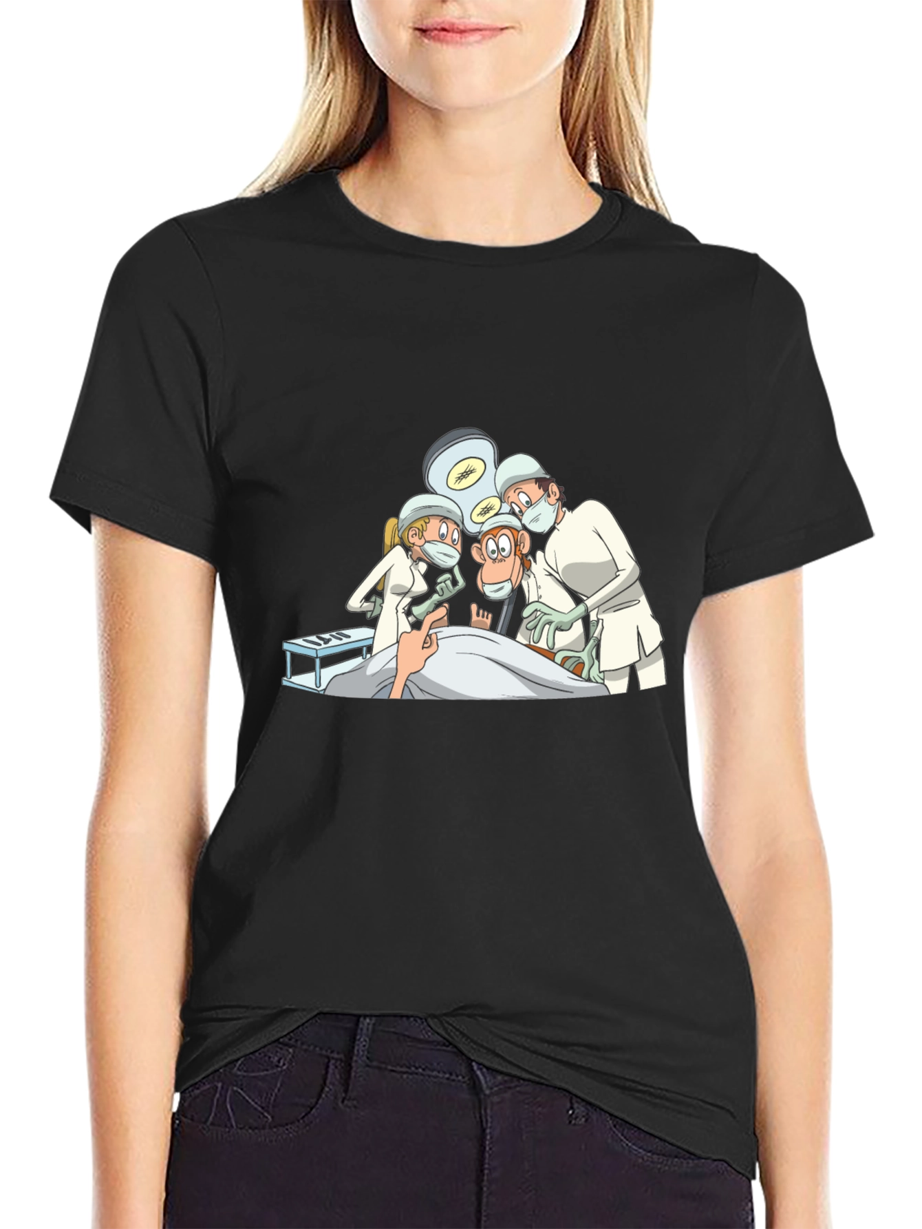 Surgeon Monkey Graphic Tee