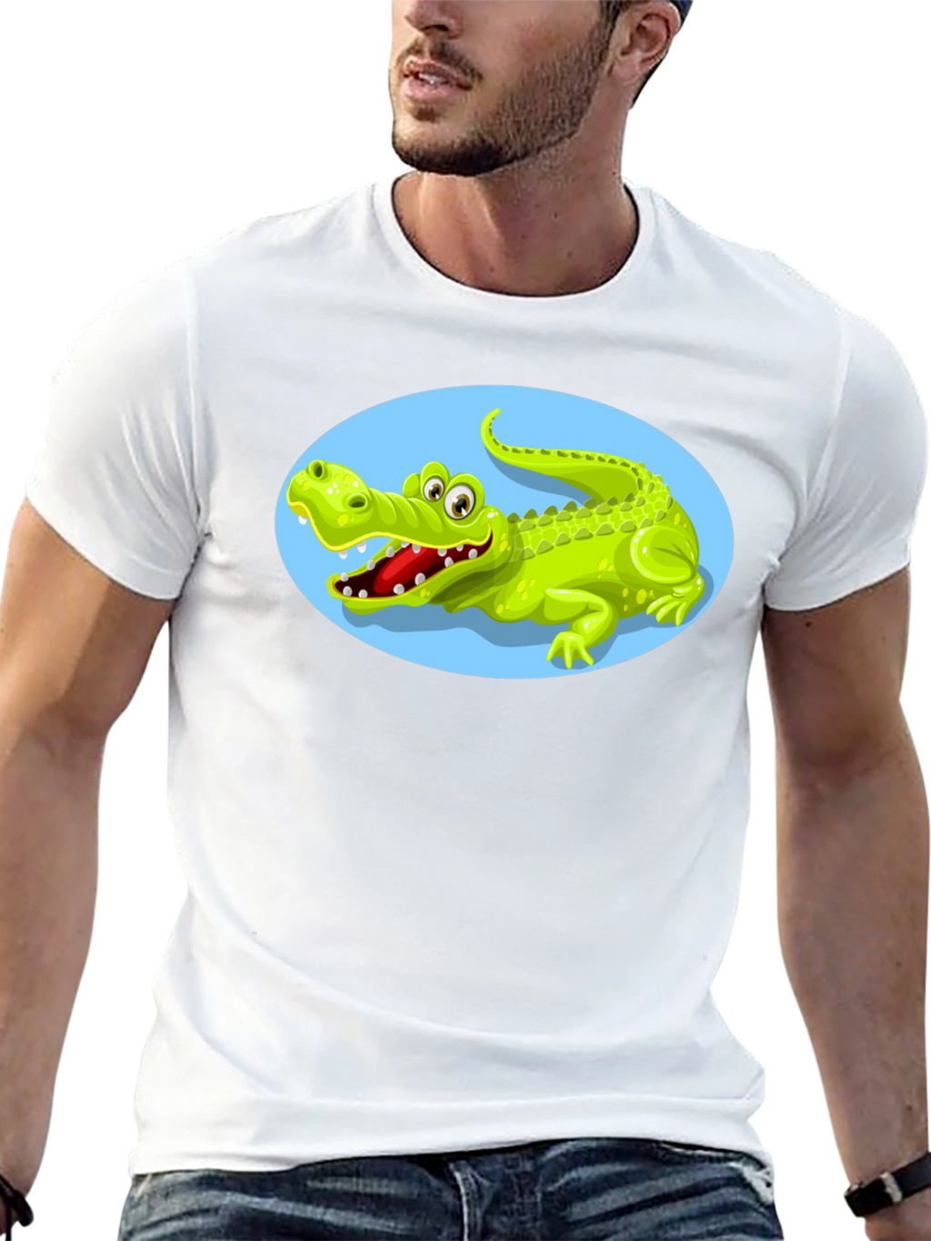 Cartoon Alligator Graphic Tee