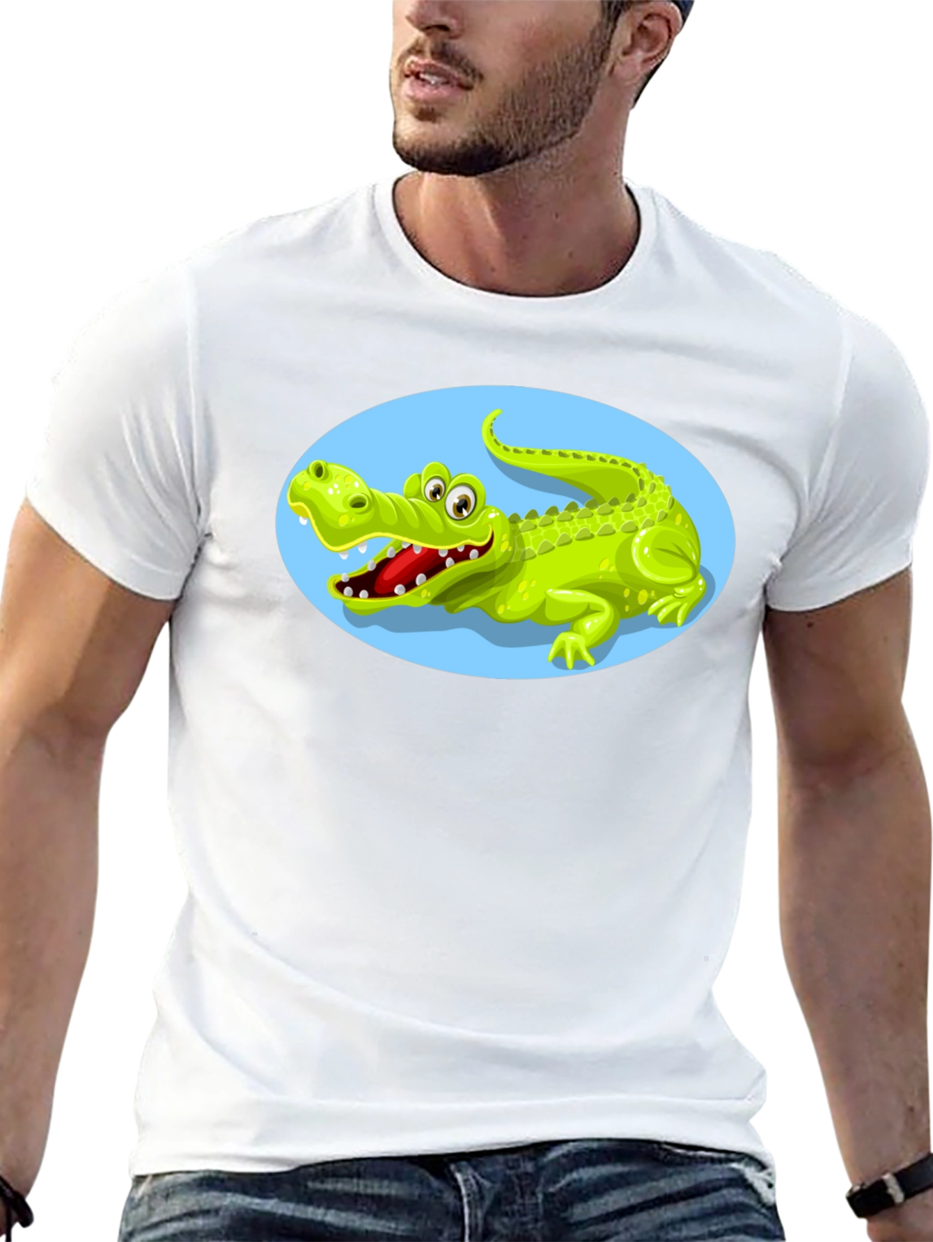 Cartoon Alligator Graphic Tee