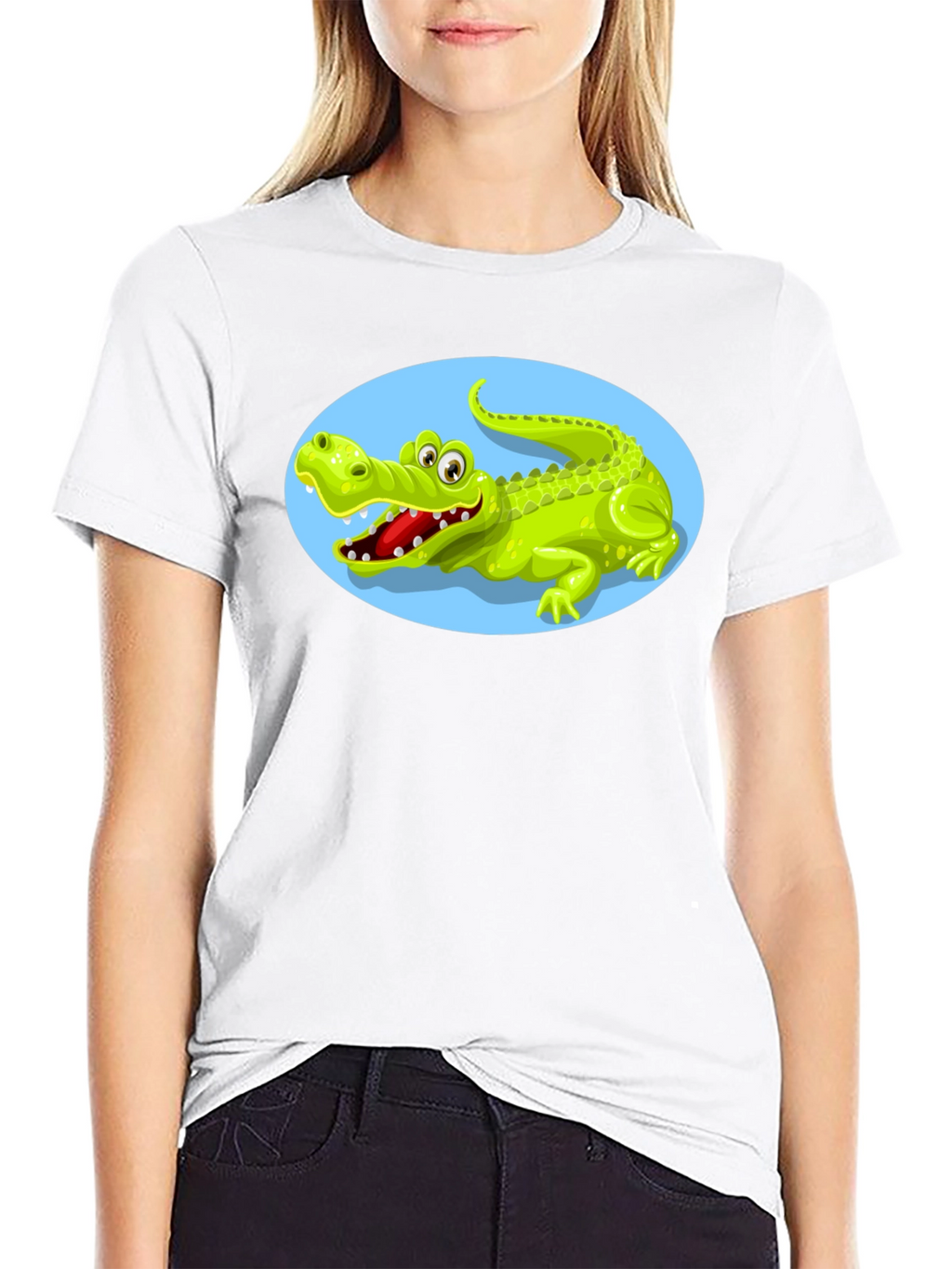 Cartoon Alligator Graphic Tee