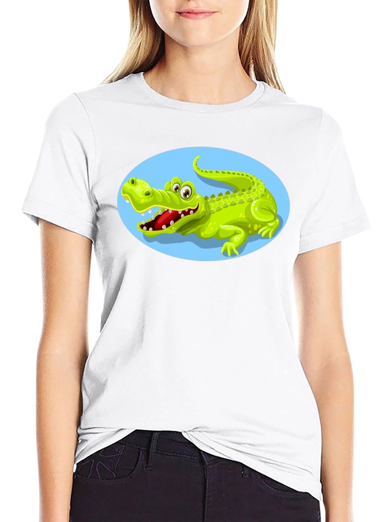 Cartoon Alligator Graphic Tee