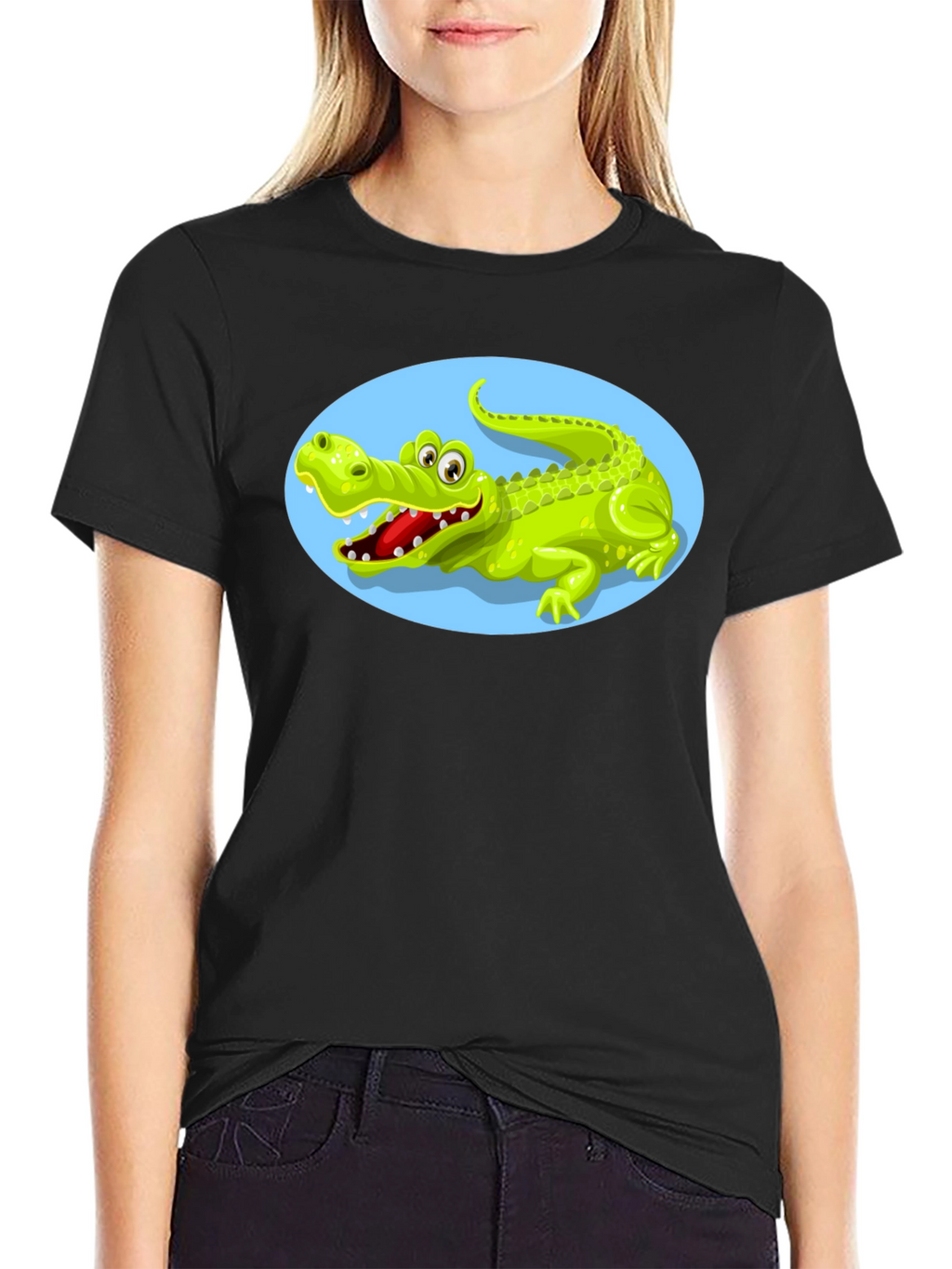 Cartoon Alligator Graphic Tee