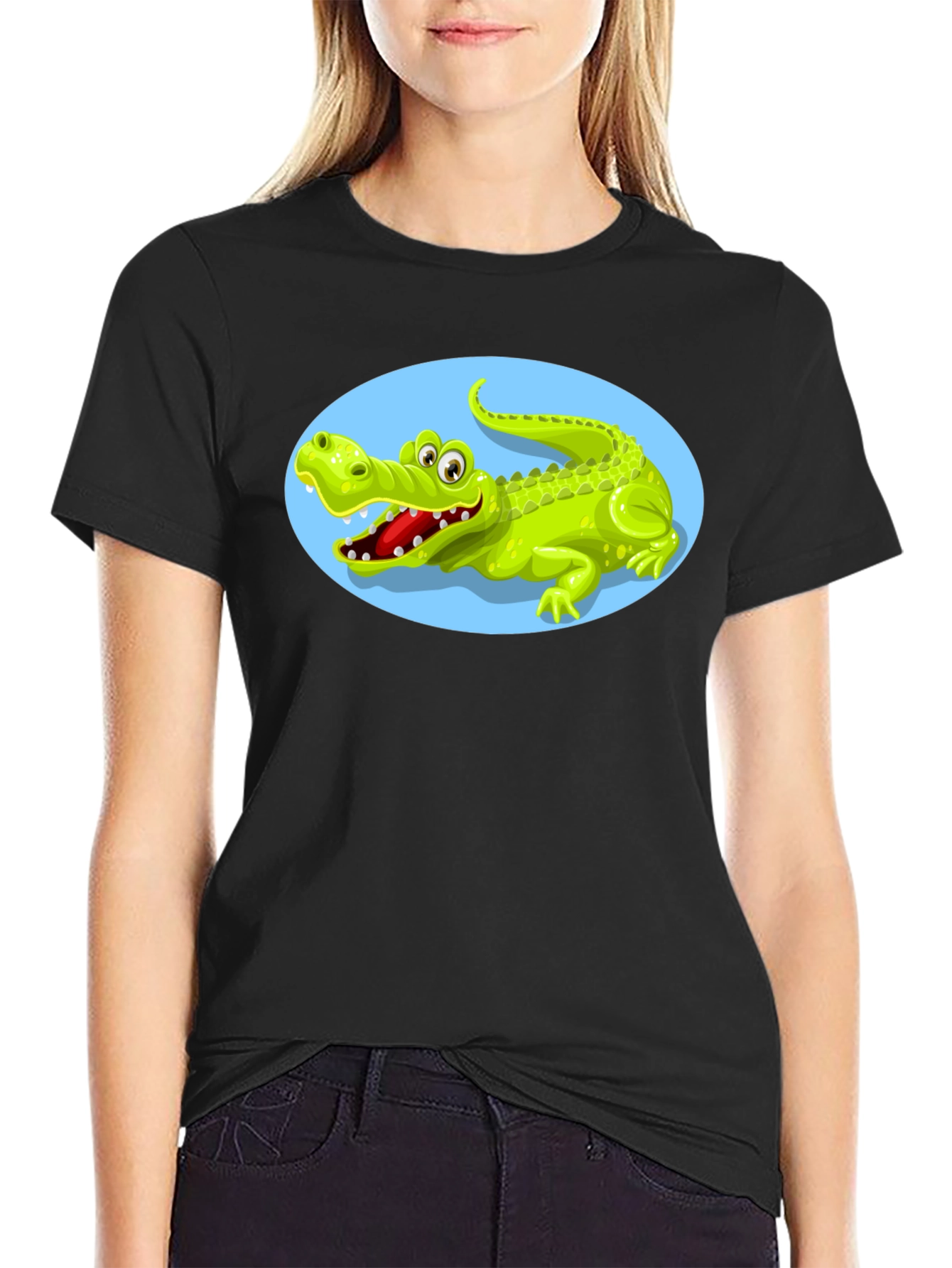 Cartoon Alligator Graphic Tee