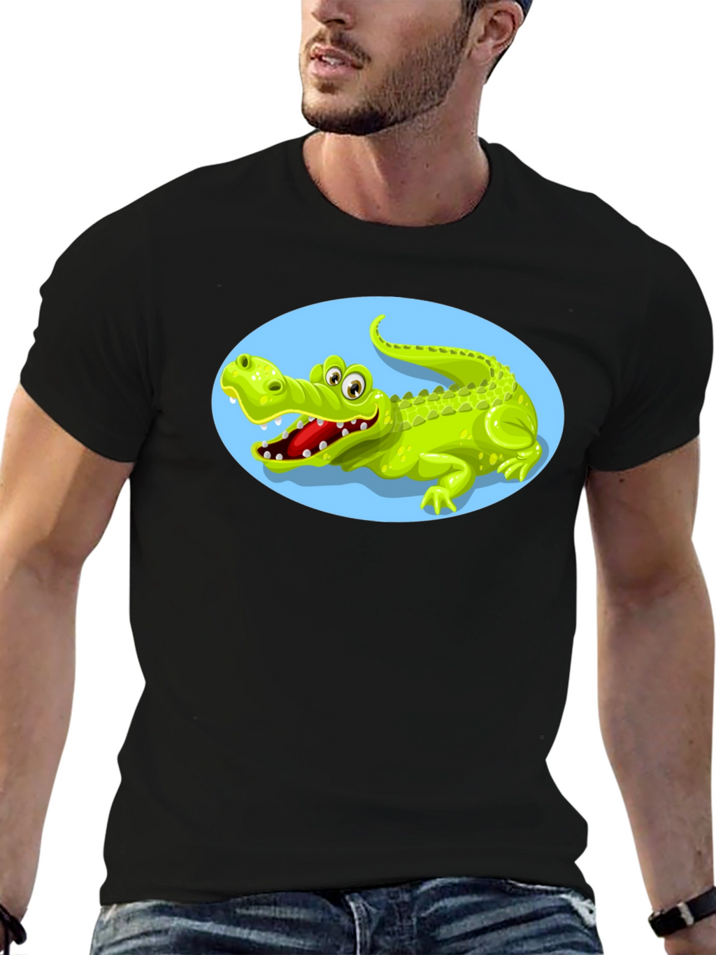 Cartoon Alligator Graphic Tee