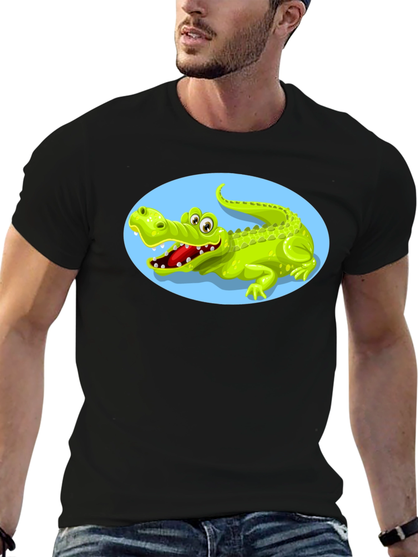 Cartoon Alligator Graphic Tee