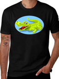 Cartoon Alligator Graphic Tee
