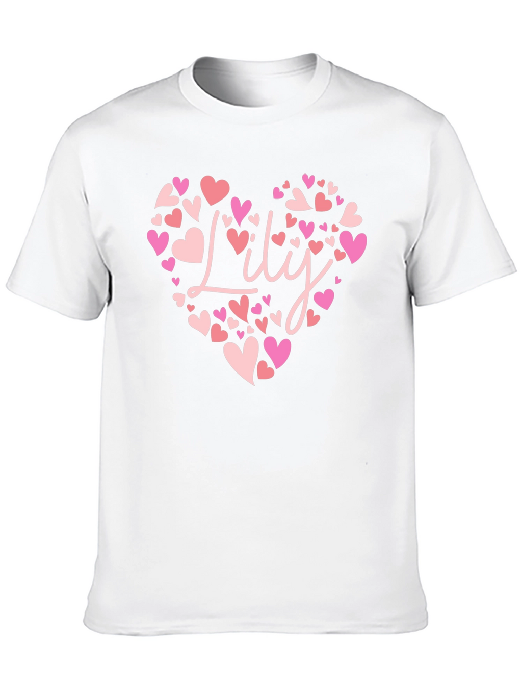 Lily Heart Tee - Personalized Valentines Day Gift