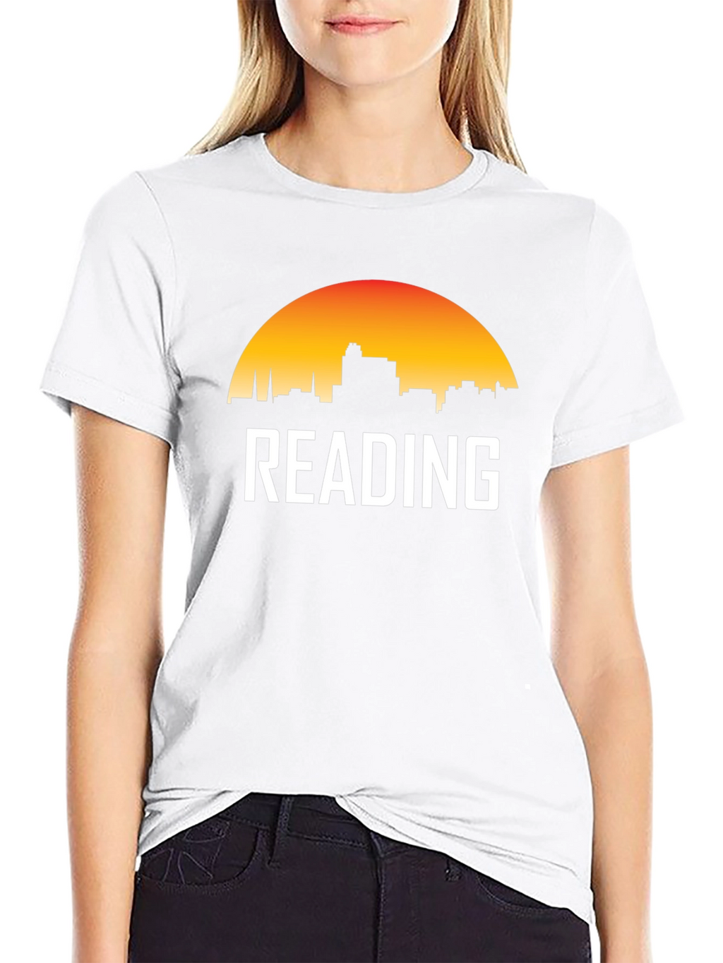 Reading Pennsylvania Skyline Sunset T-Shirt