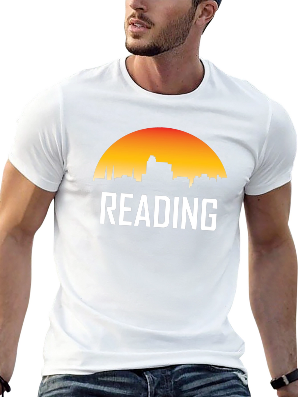 Reading Pennsylvania Skyline Sunset T-Shirt