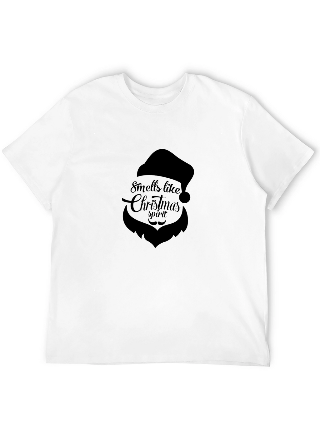 Smells Like Christmas Spirit Black T-Shirt