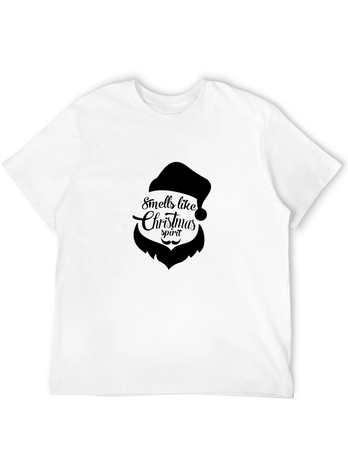 Smells Like Christmas Spirit Black T-Shirt